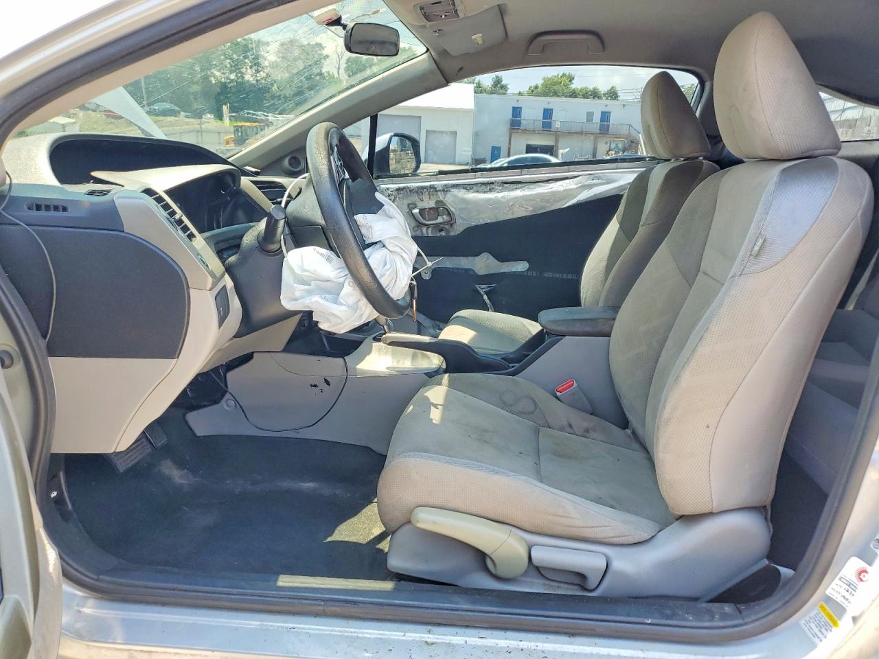 2012 Honda Civic Lx Silver vin: 2HGFG3B51CH525747