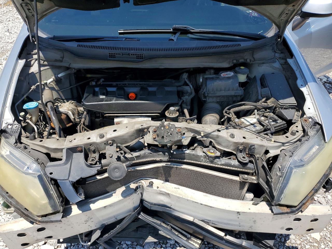 2012 Honda Civic Lx Silver vin: 2HGFG3B51CH525747