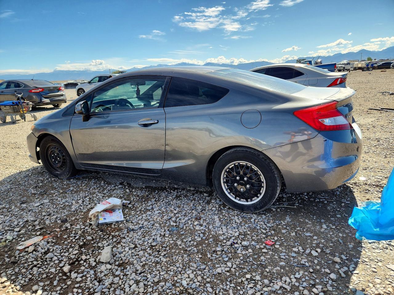 2012 Honda Civic Lx Silver vin: 2HGFG3B51CH538384