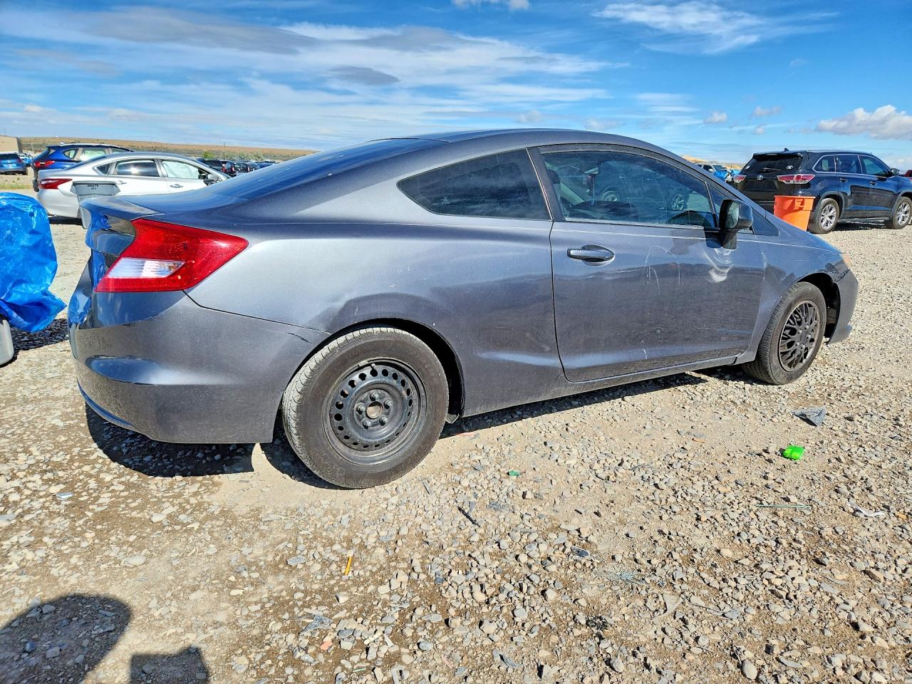 2012 Honda Civic Lx Silver vin: 2HGFG3B51CH538384