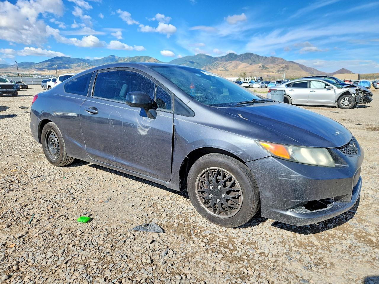 2012 Honda Civic Lx Silver vin: 2HGFG3B51CH538384