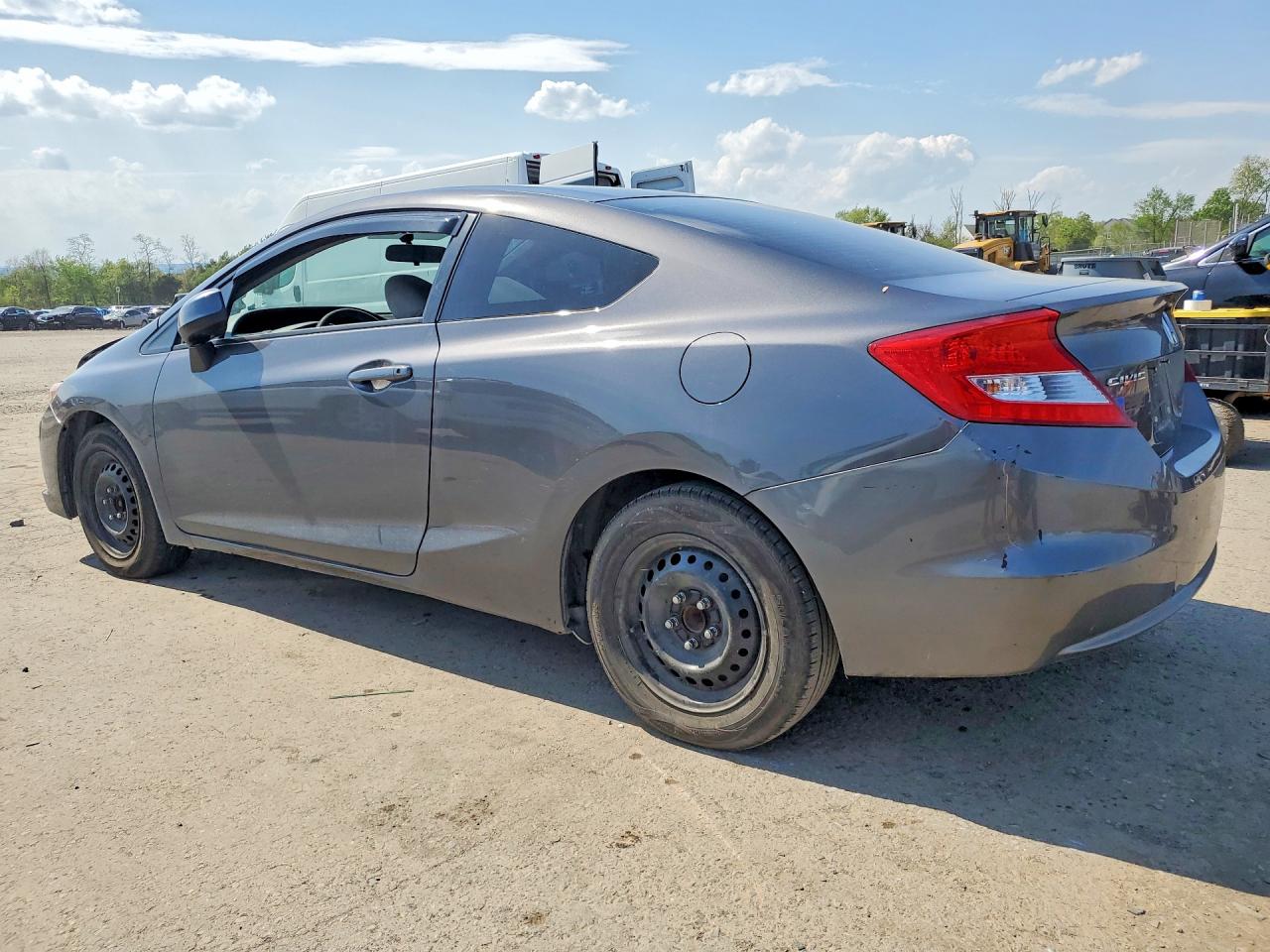 2012 Honda Civic Lx Gray vin: 2HGFG3B51CH542001