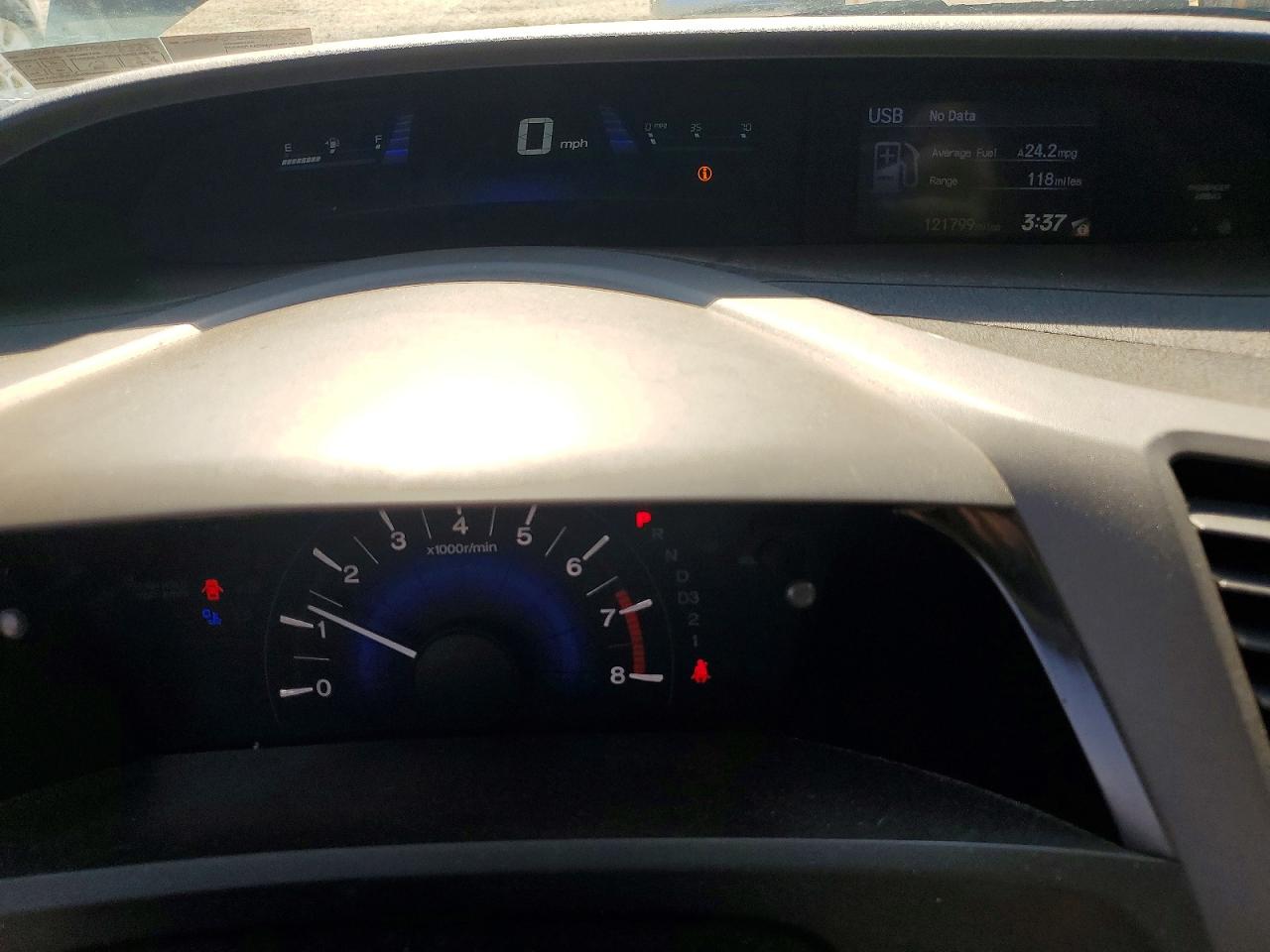 2012 Honda Civic Lx Gray vin: 2HGFG3B51CH542001