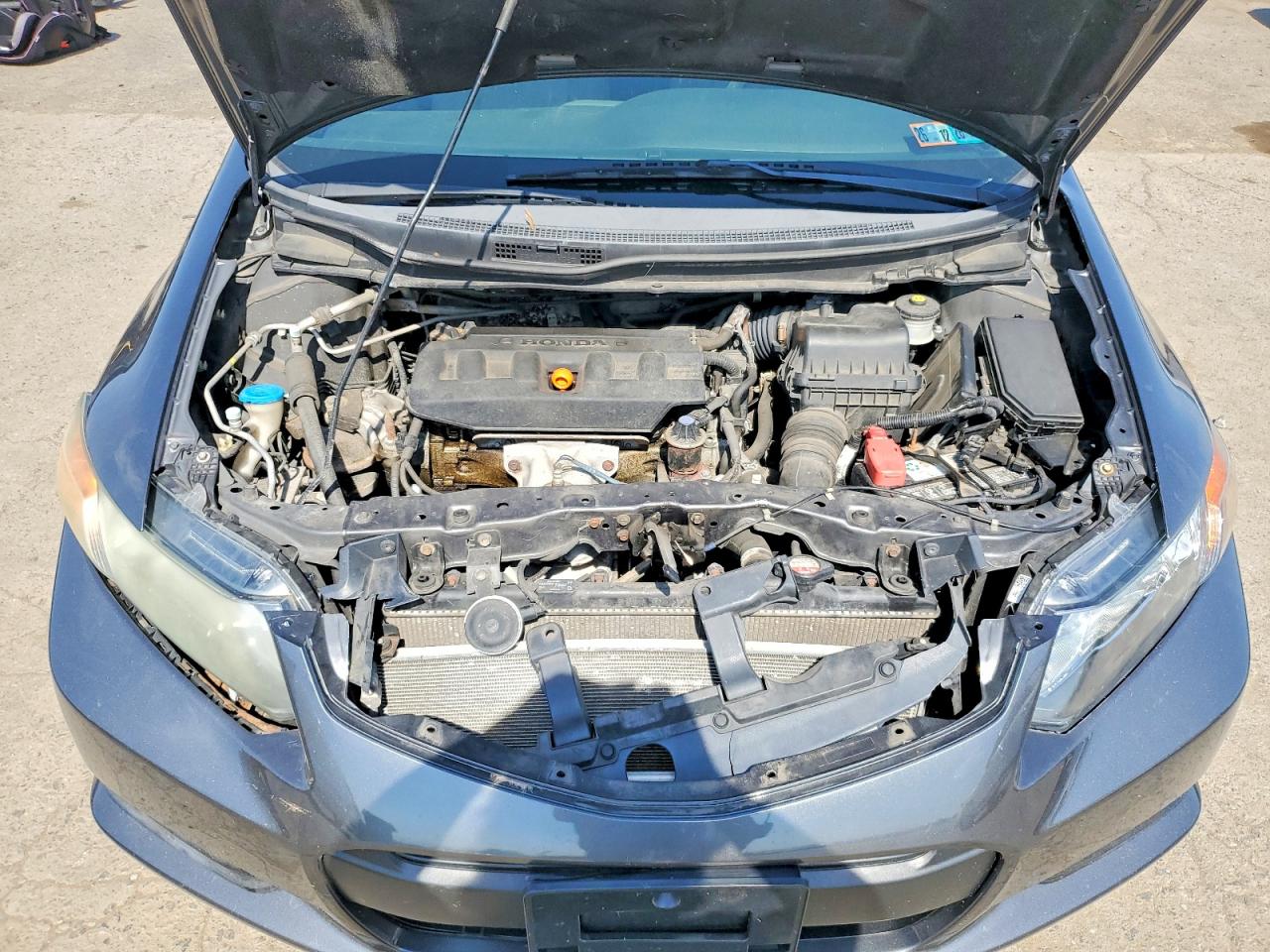 2012 Honda Civic Lx Gray vin: 2HGFG3B51CH542001