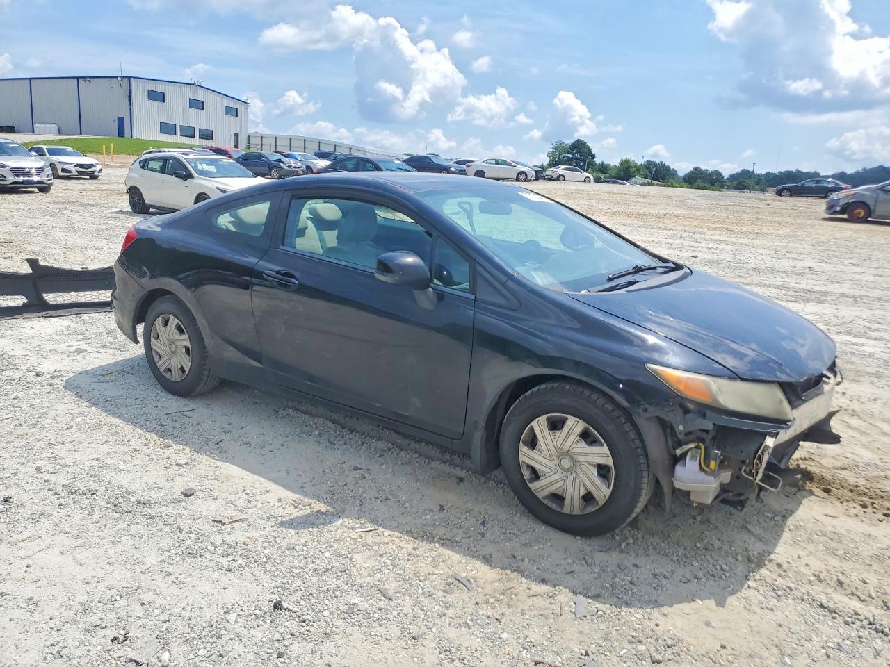 2012 Honda Civic Lx Black vin: 2HGFG3B51CH556917