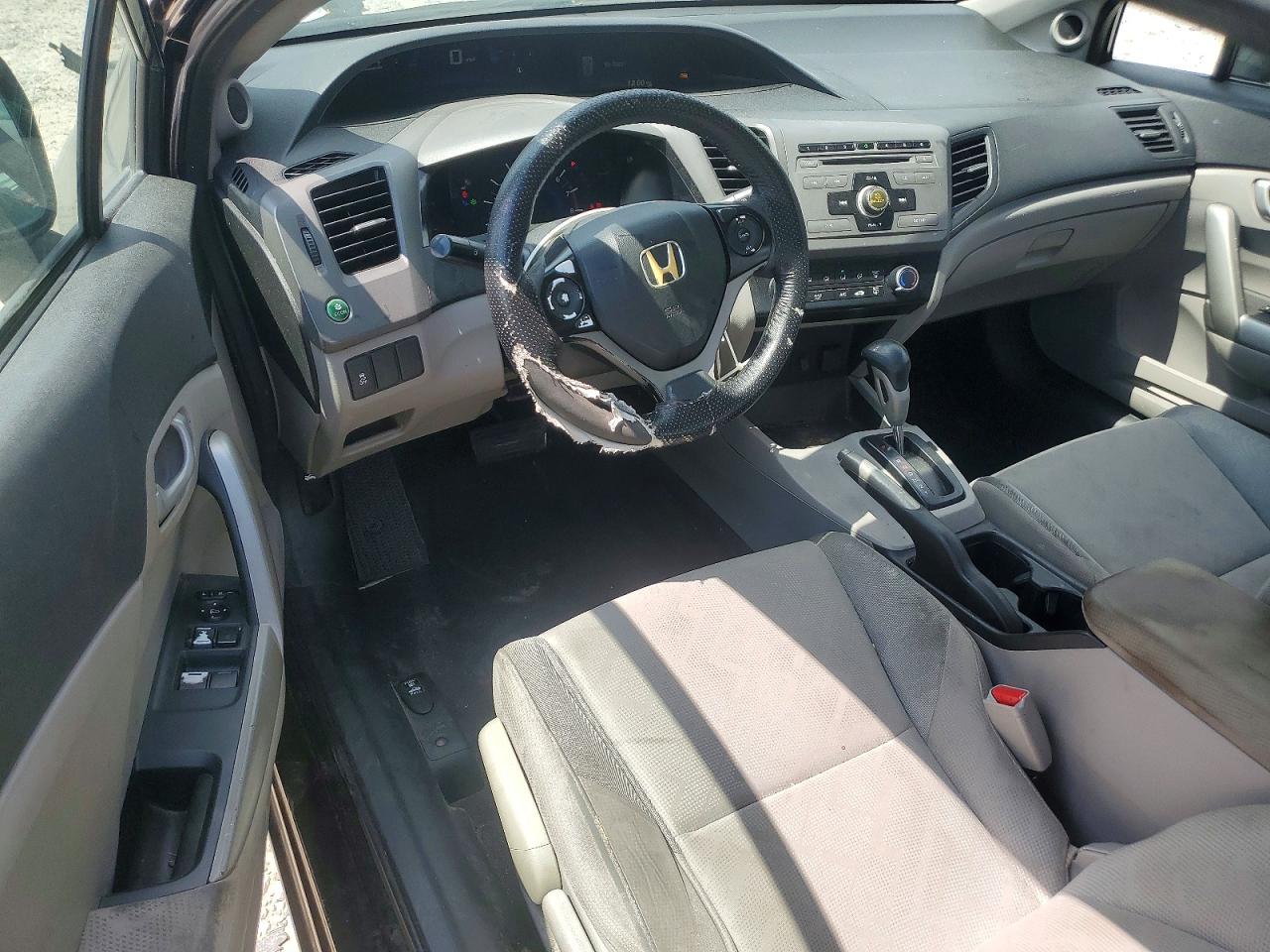 2012 Honda Civic Lx Black vin: 2HGFG3B51CH556917