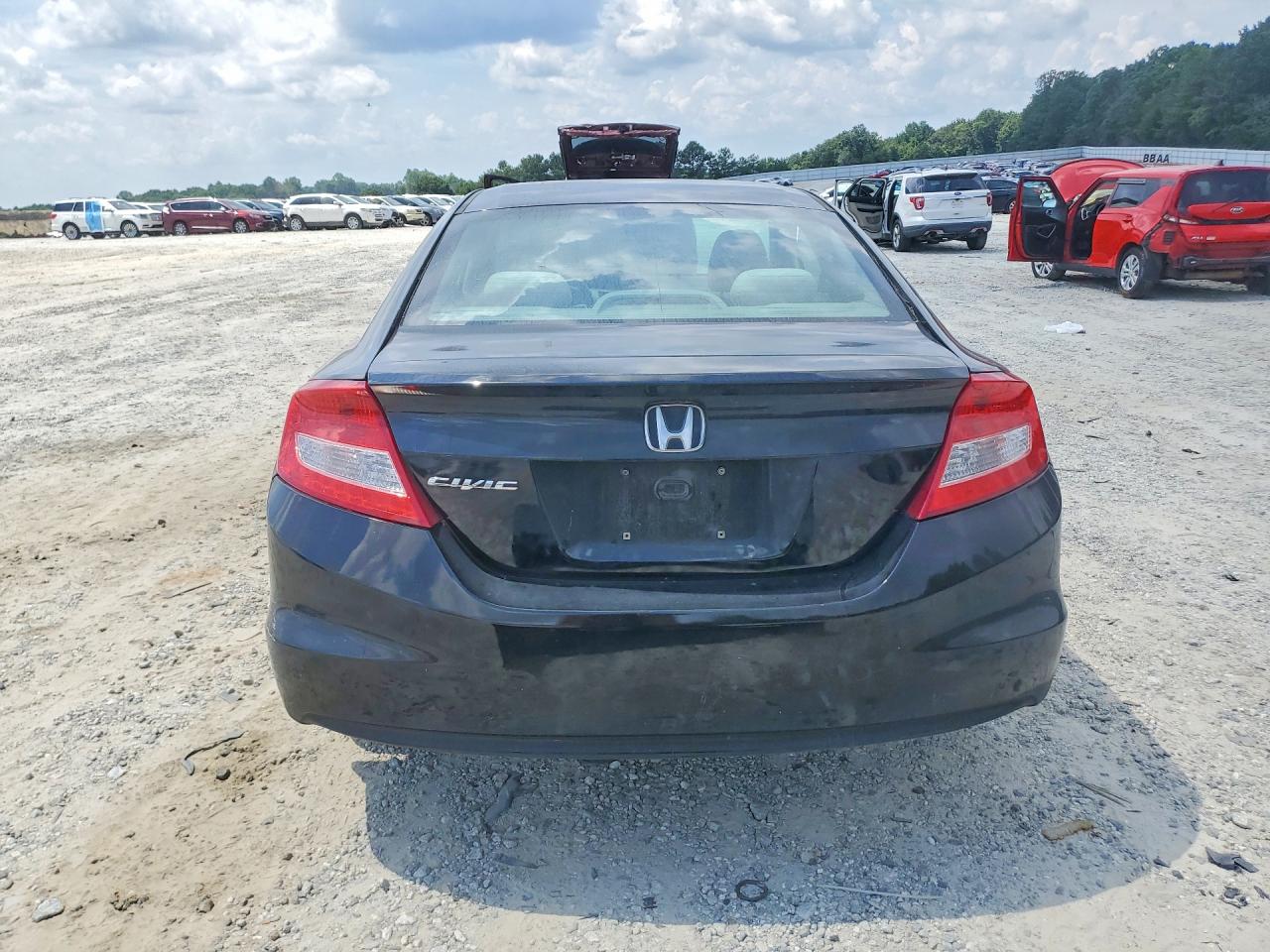 2012 Honda Civic Lx Black vin: 2HGFG3B51CH556917