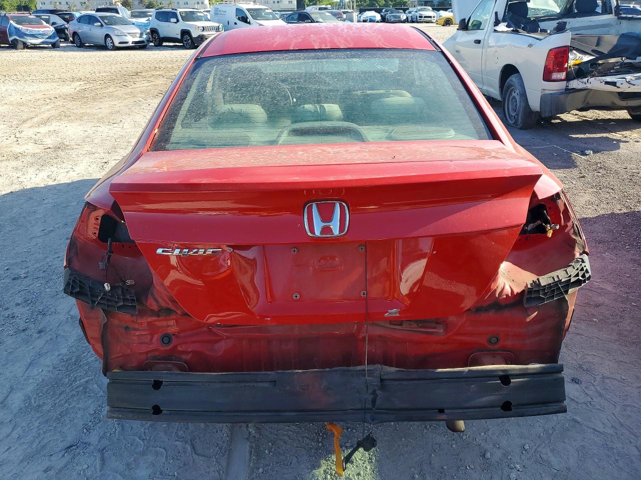 2012 Honda Civic Lx Red vin: 2HGFG3B51CH567013