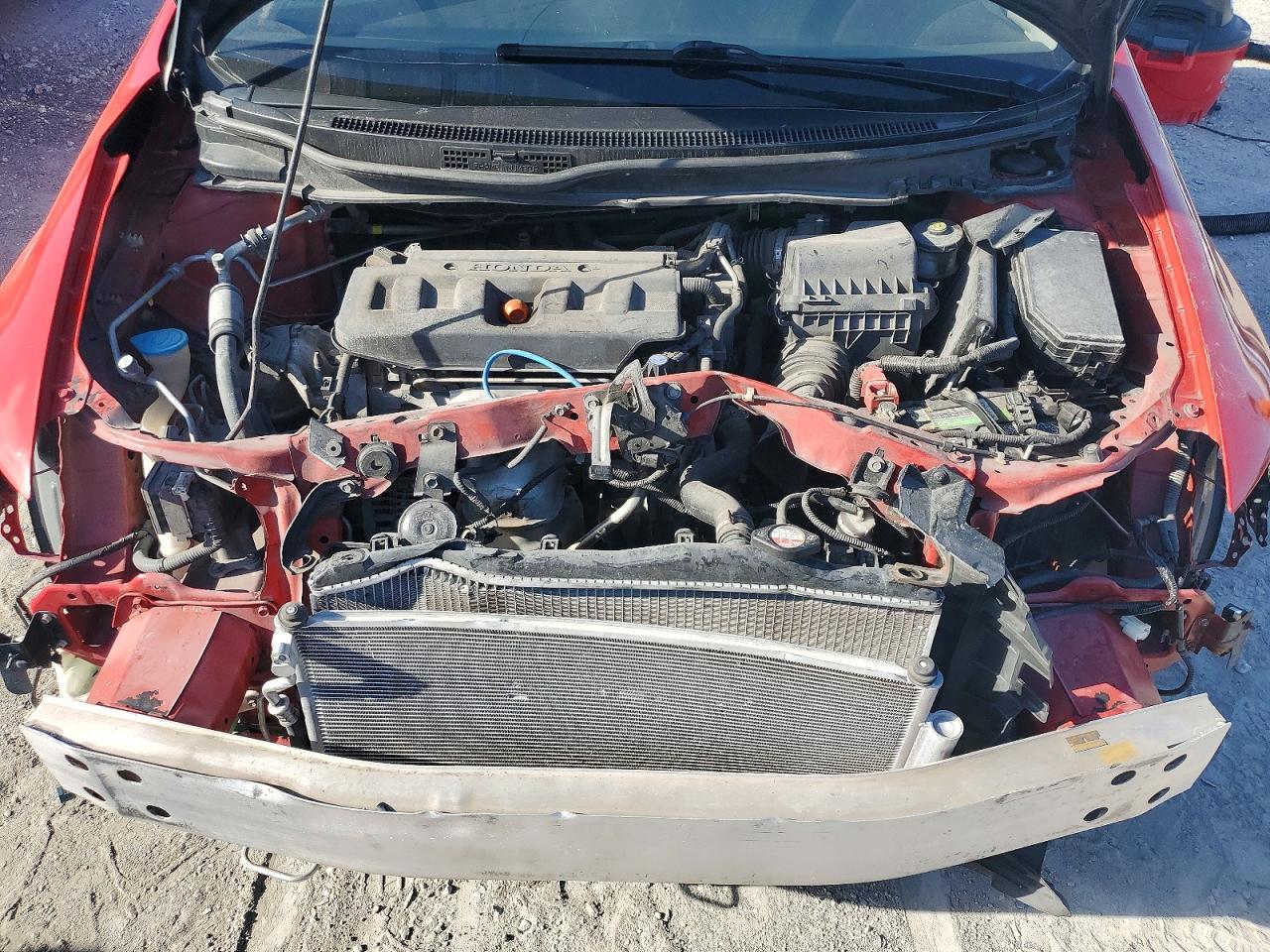 2012 Honda Civic Lx Red vin: 2HGFG3B51CH567013