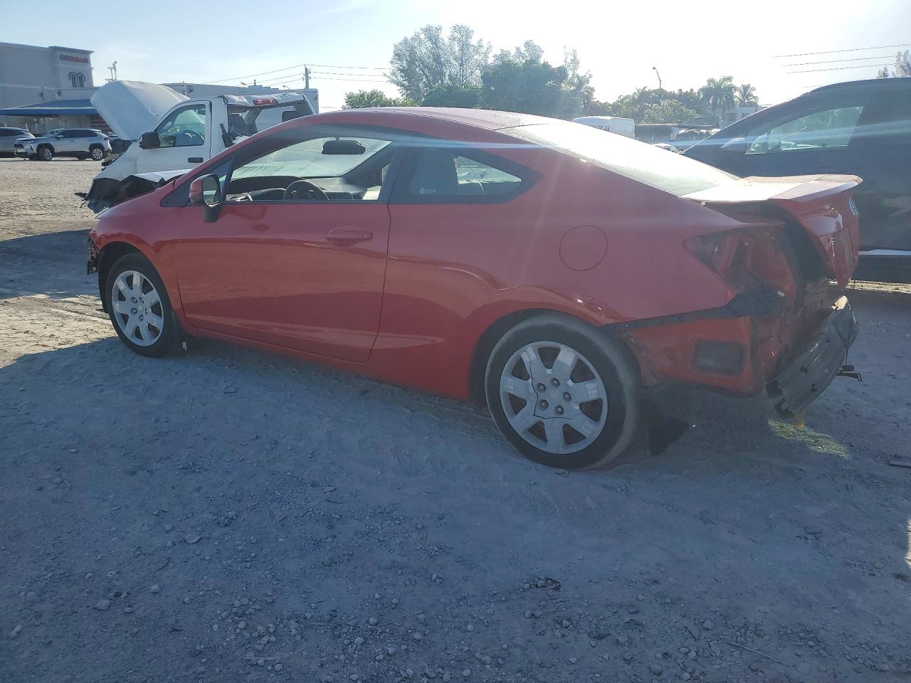 2012 Honda Civic Lx Red vin: 2HGFG3B51CH567013