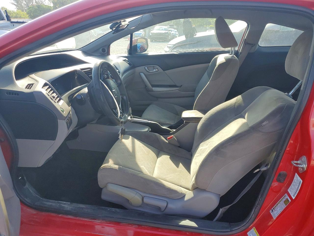 2012 Honda Civic Lx Red vin: 2HGFG3B51CH567013