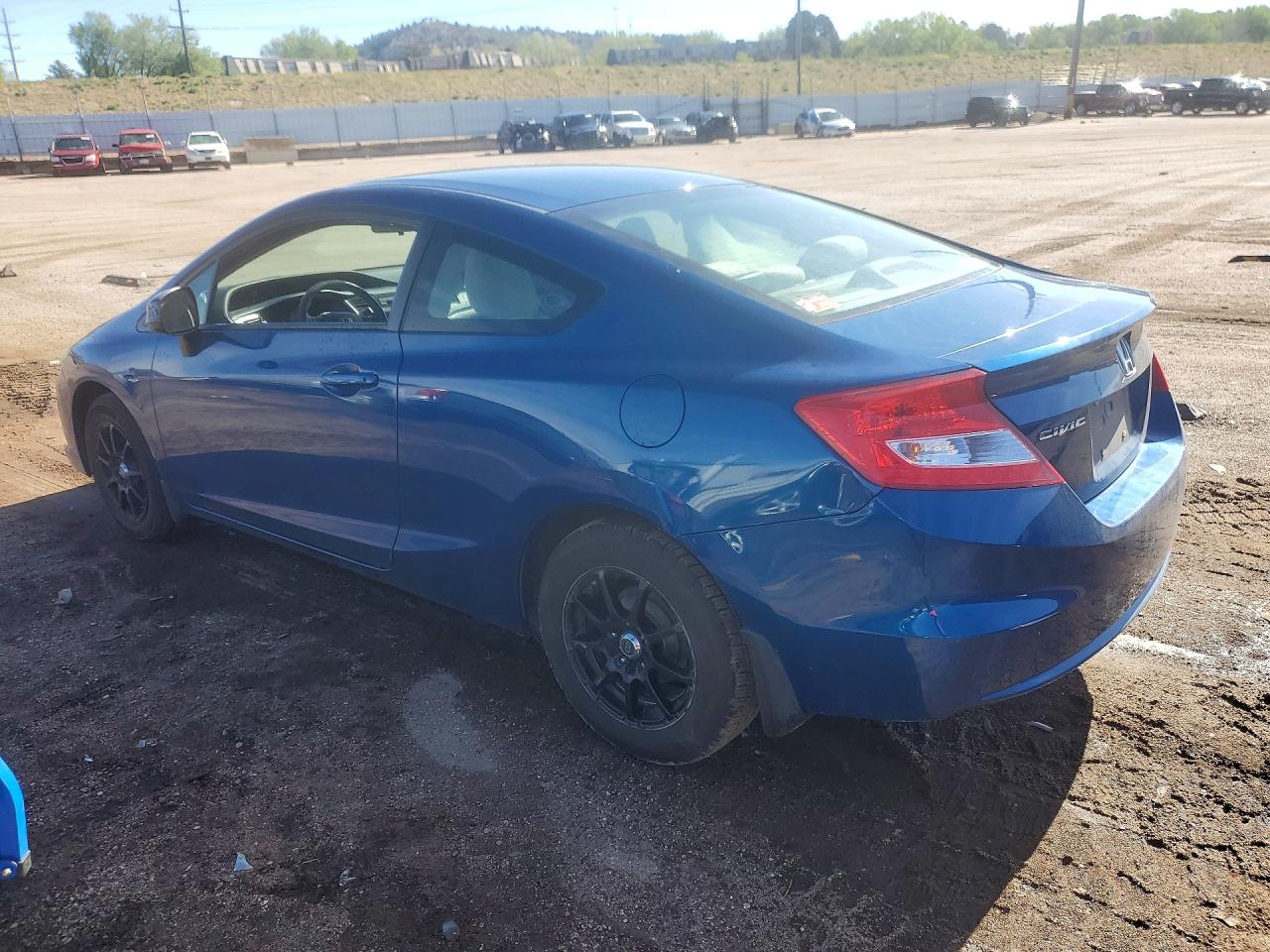 2013 Honda Civic Lx Blue vin: 2HGFG3B51DH501093