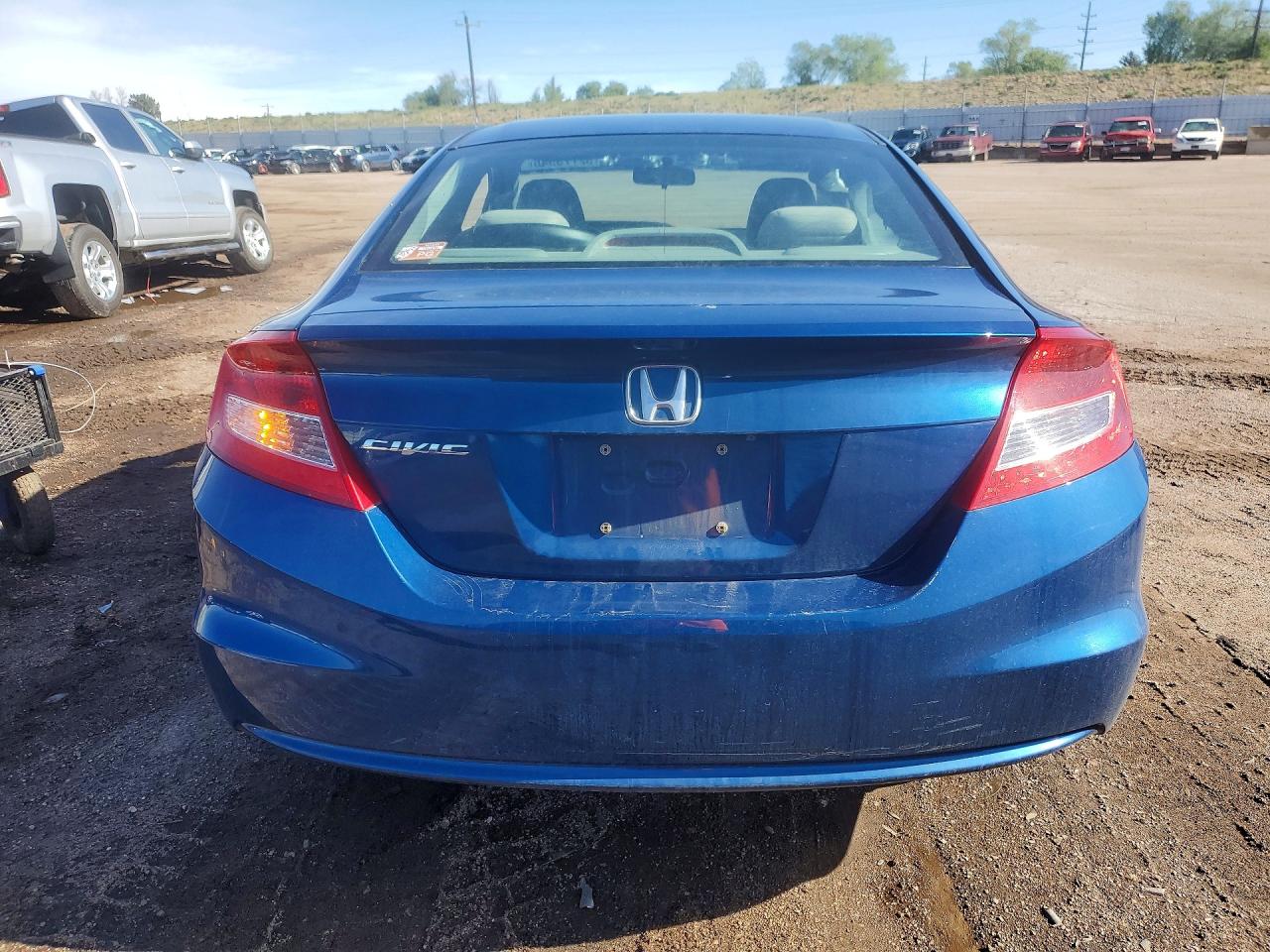 2013 Honda Civic Lx Blue vin: 2HGFG3B51DH501093
