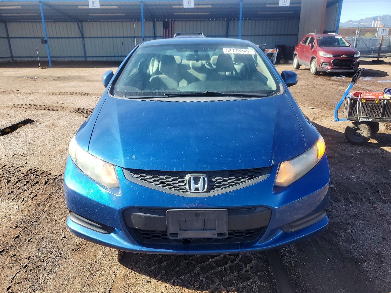 2013 Honda Civic Lx Blue vin: 2HGFG3B51DH501093