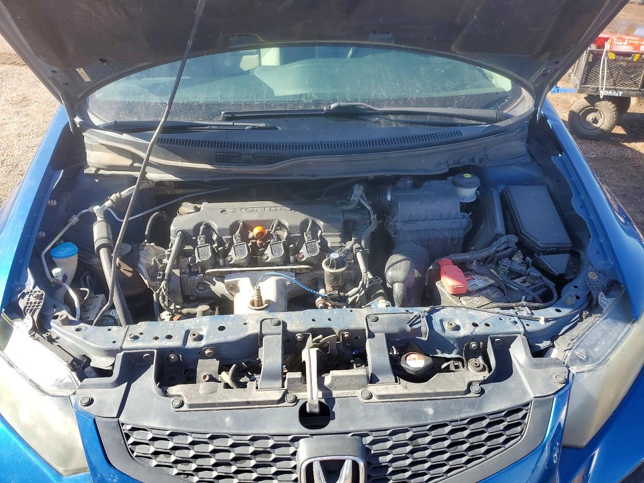 2013 Honda Civic Lx Blue vin: 2HGFG3B51DH501093