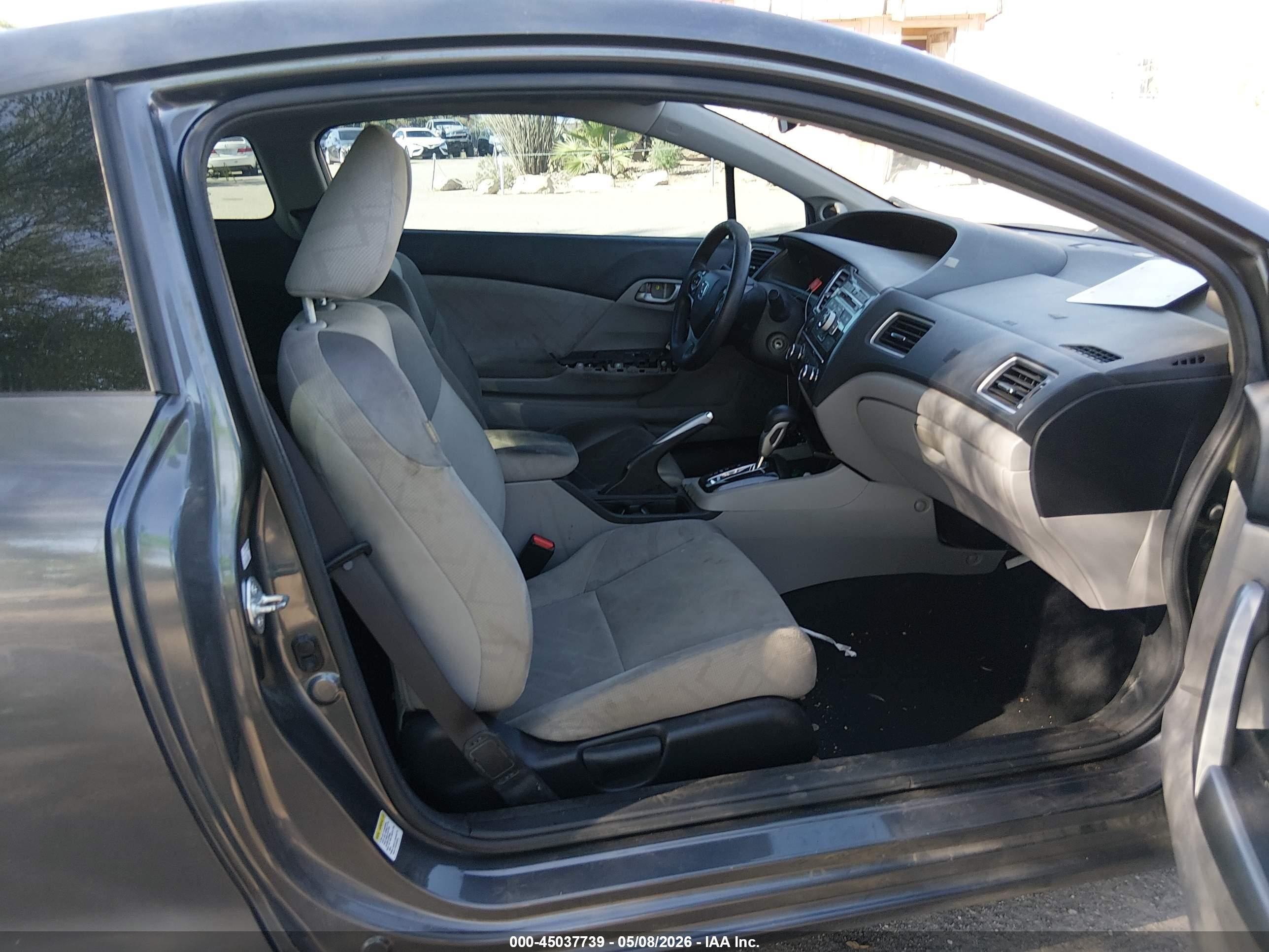 2013 Honda Civic Lx Gray vin: 2HGFG3B51DH508660