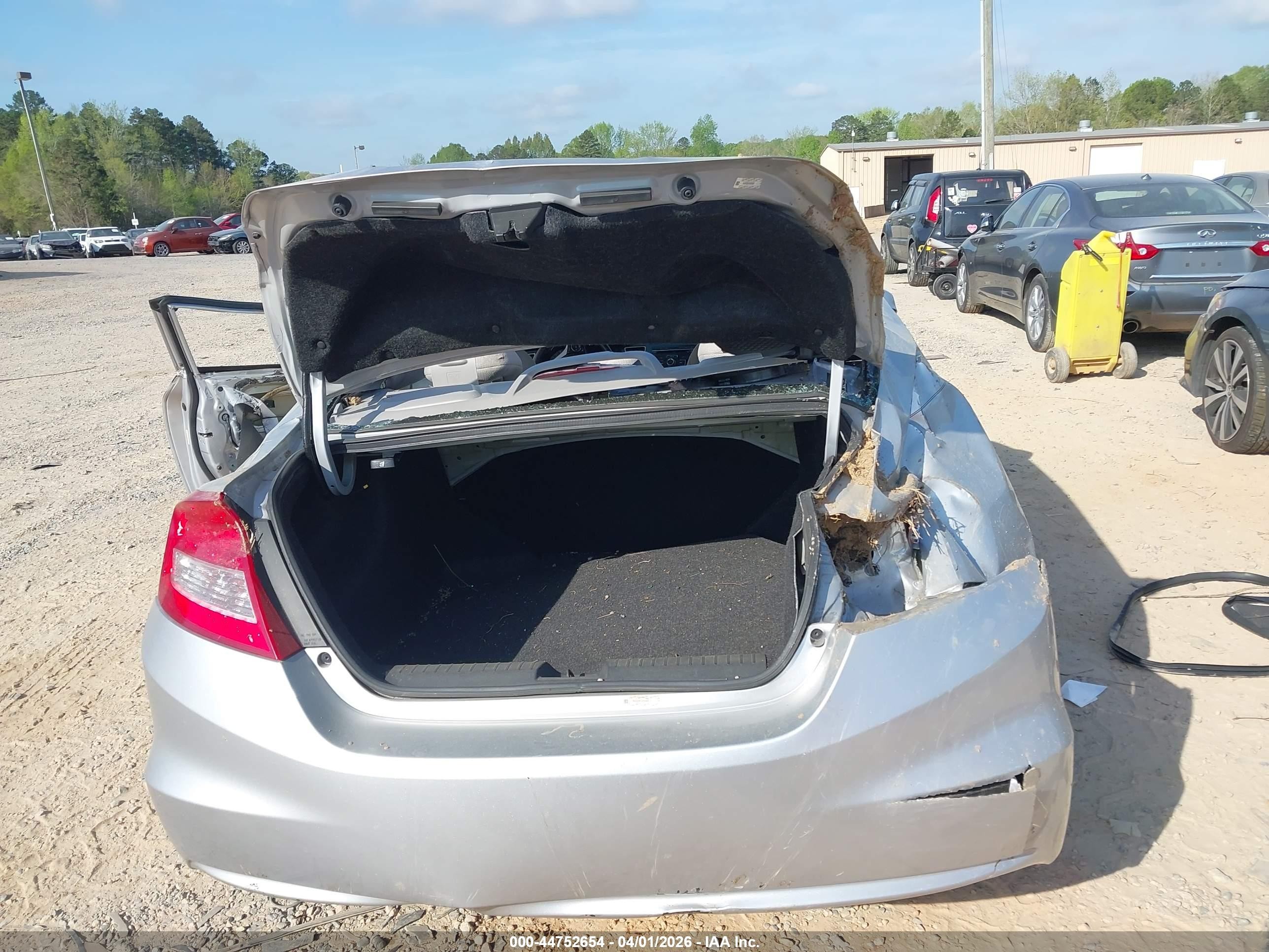 2013 Honda Civic Lx Silver vin: 2HGFG3B51DH524891
