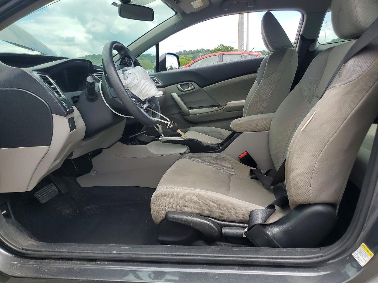 2013 Honda Civic Lx Gray vin: 2HGFG3B51DH529248