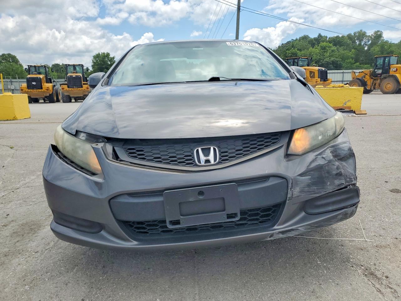 2013 Honda Civic Lx Gray vin: 2HGFG3B51DH529248