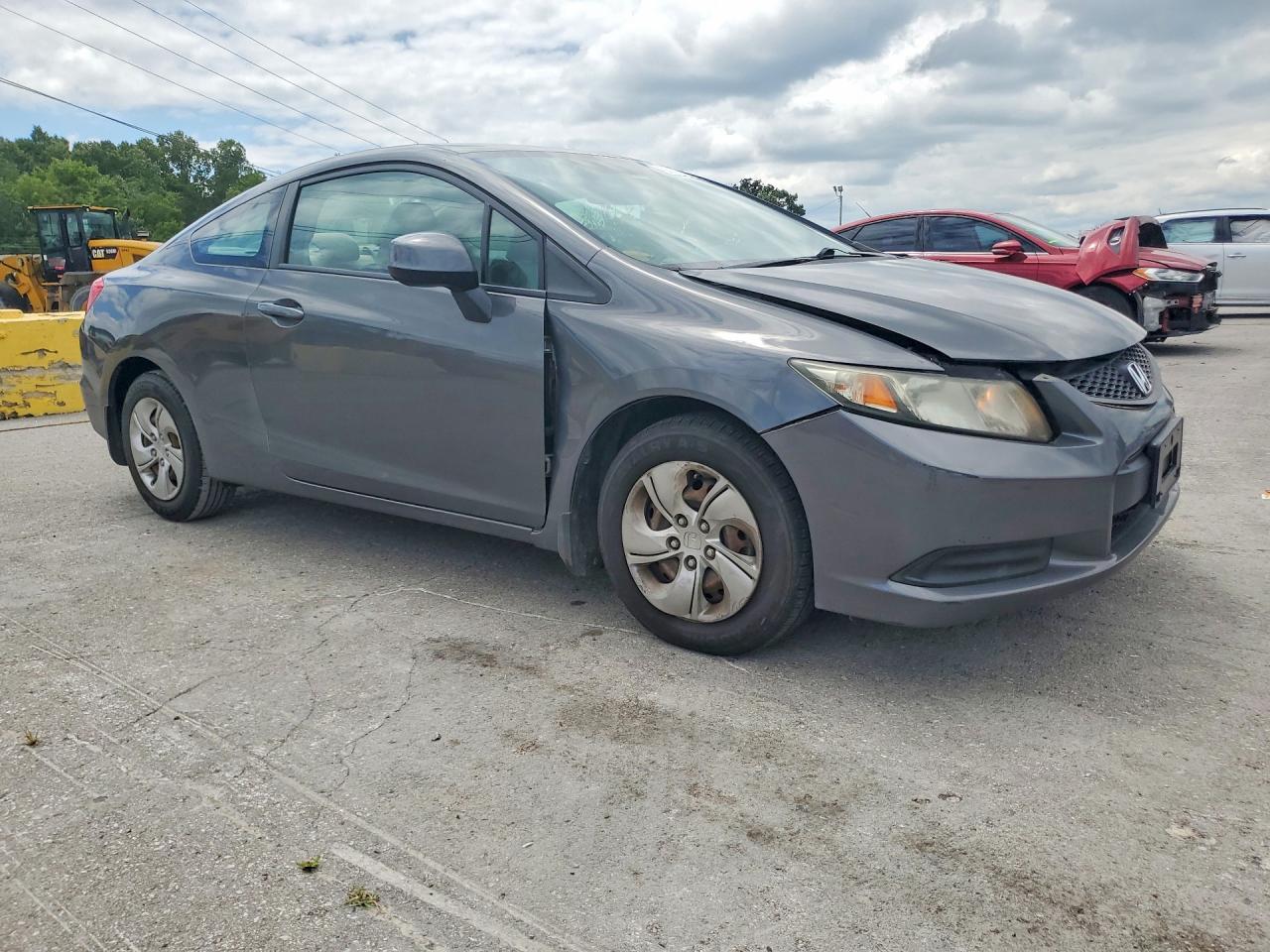 2013 Honda Civic Lx Gray vin: 2HGFG3B51DH529248