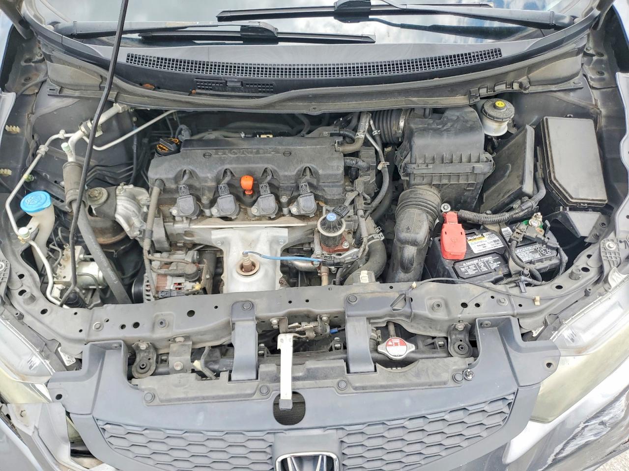 2013 Honda Civic Lx Gray vin: 2HGFG3B51DH529248