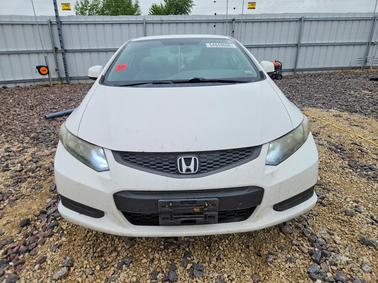 2013 Honda Civic Lx White vin: 2HGFG3B51DH530609