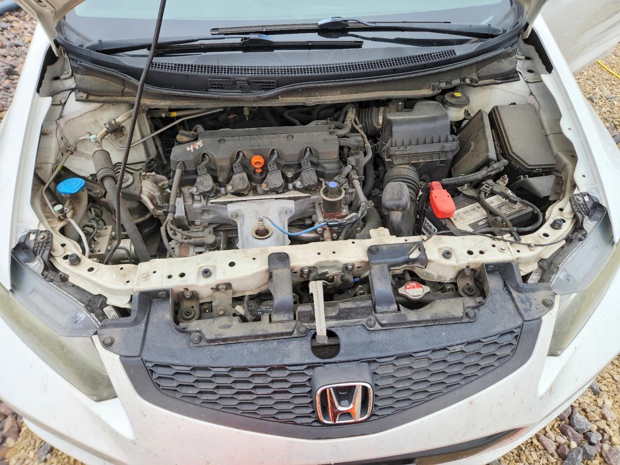 2013 Honda Civic Lx White vin: 2HGFG3B51DH530609