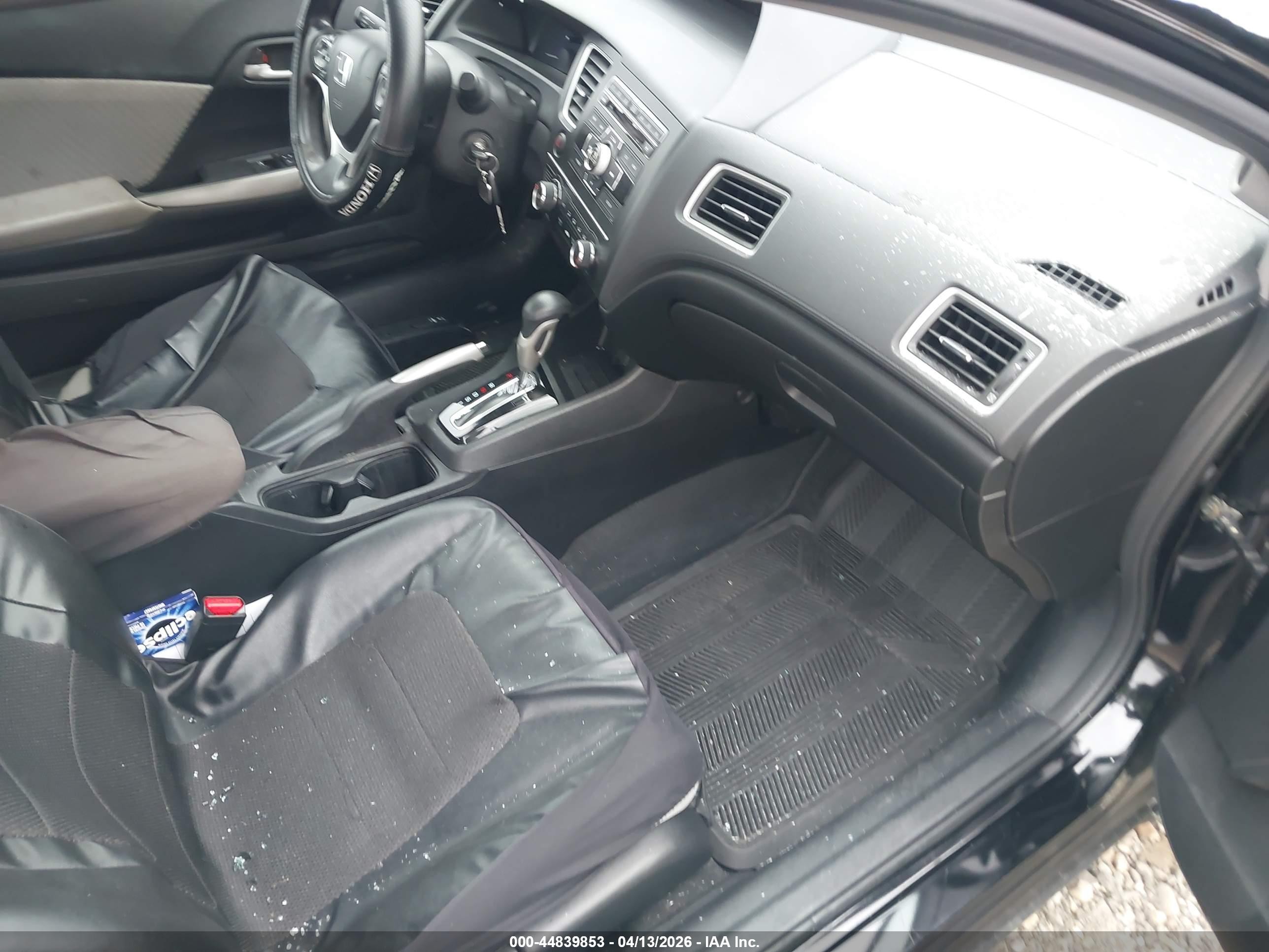2015 Honda Civic Lx Черный vin: 2HGFG3B51FH505194