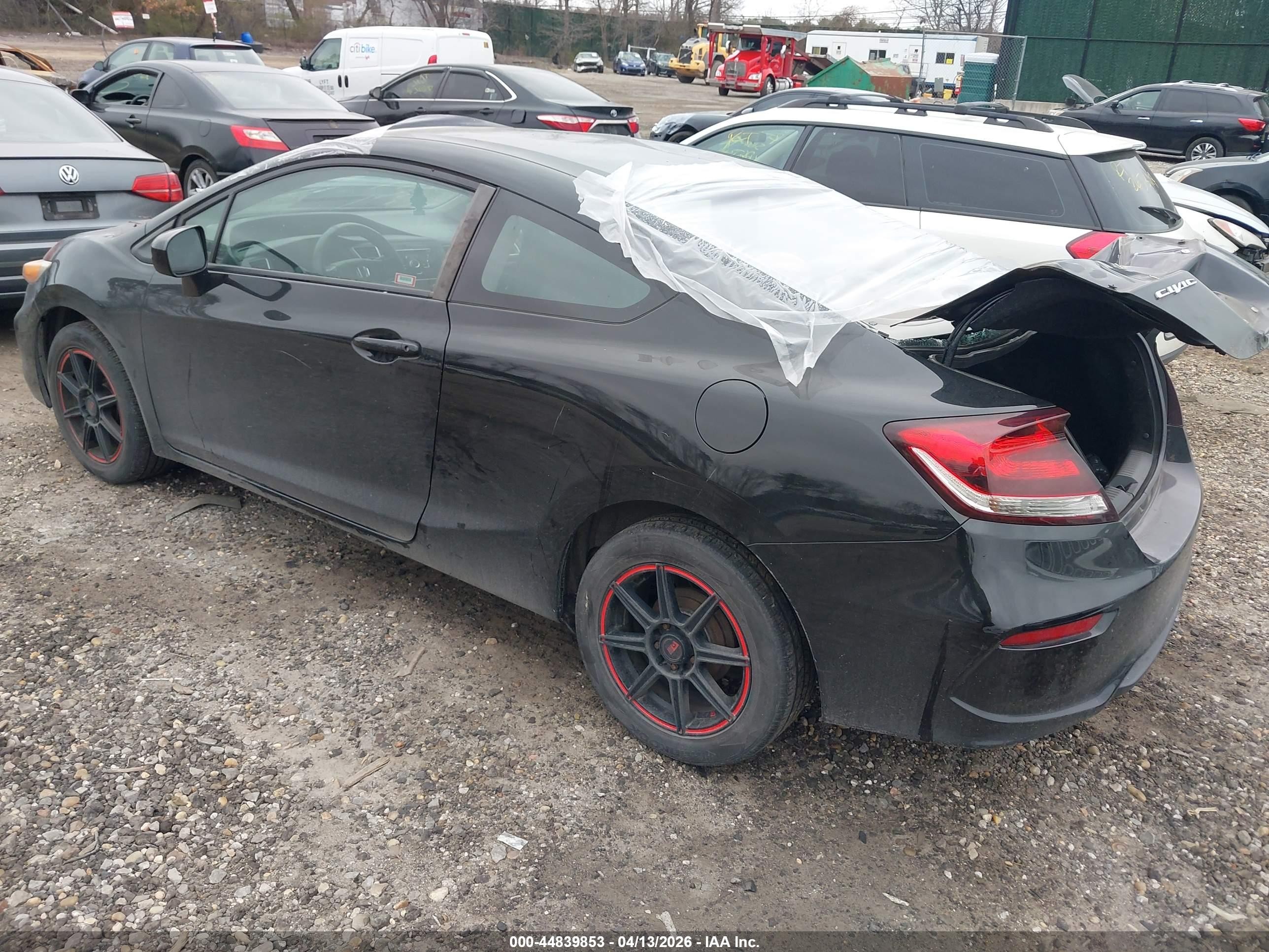 2015 Honda Civic Lx Черный vin: 2HGFG3B51FH505194