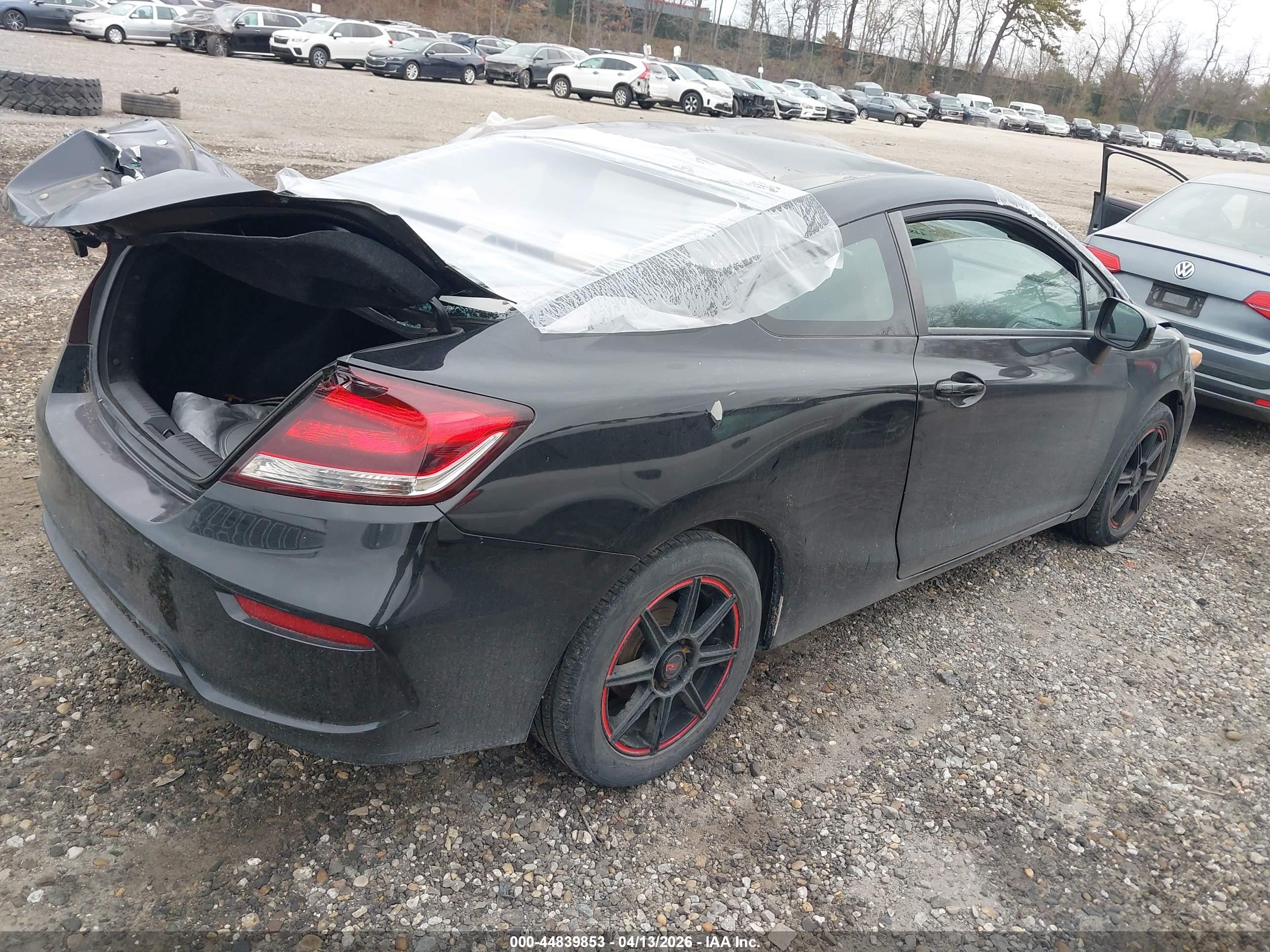 2015 Honda Civic Lx Черный vin: 2HGFG3B51FH505194