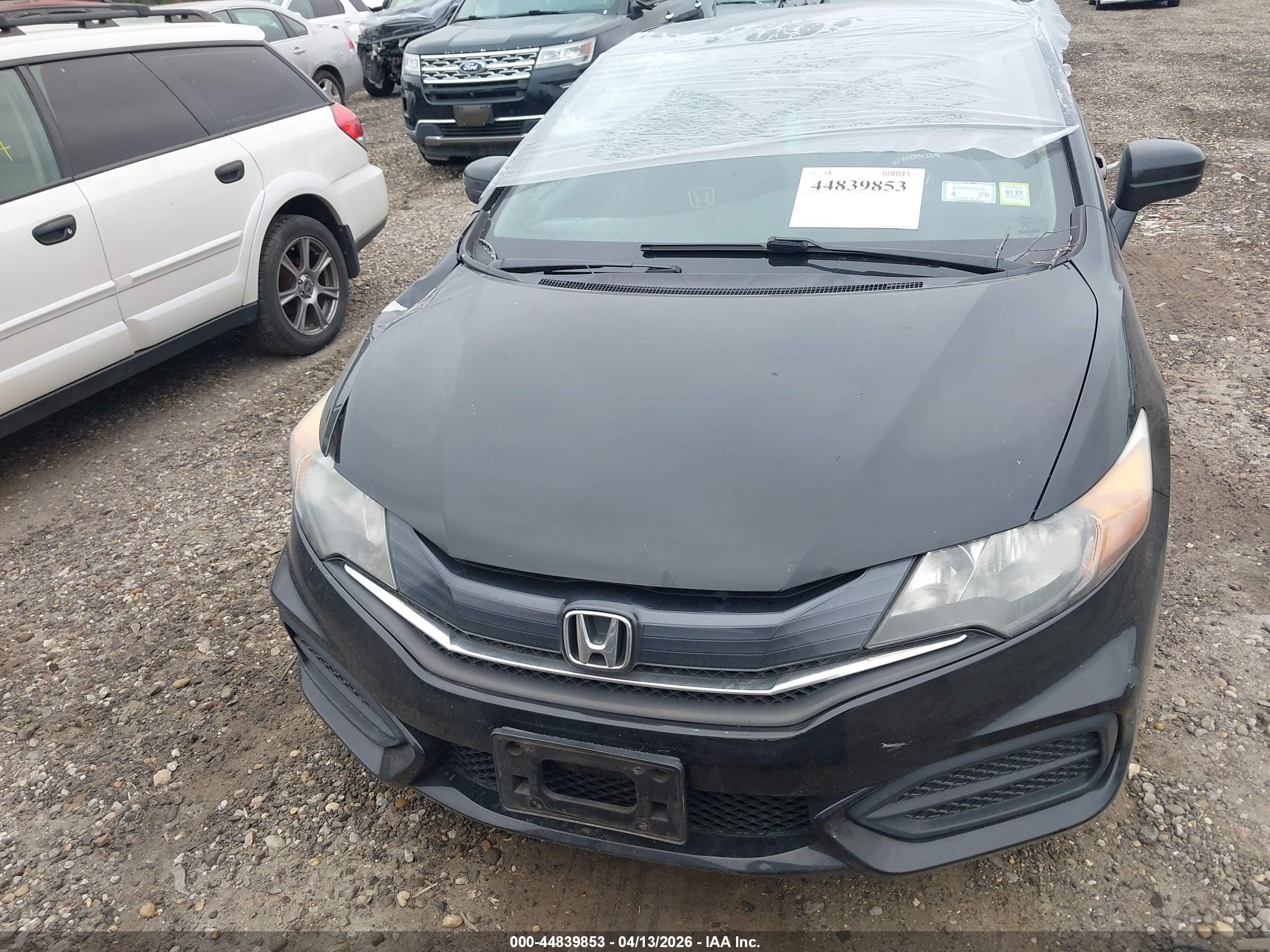 2015 Honda Civic Lx Черный vin: 2HGFG3B51FH505194