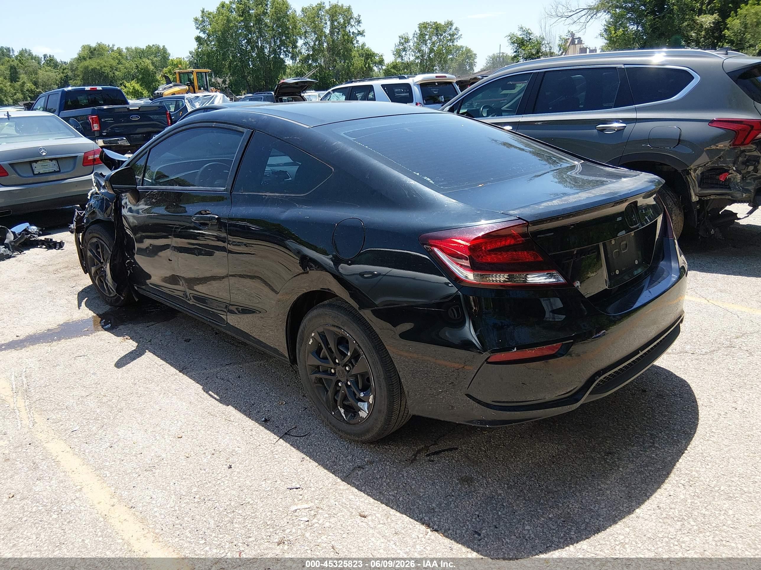 2015 Honda Civic Lx Black vin: 2HGFG3B51FH511027