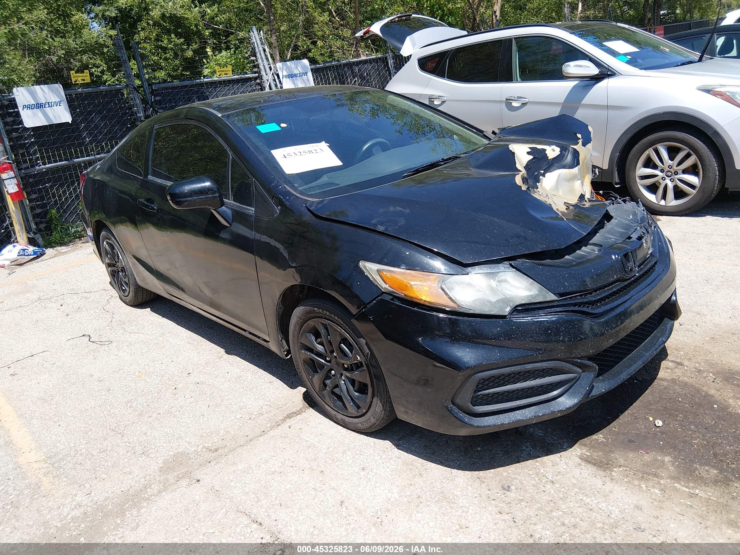 2015 Honda Civic Lx Black vin: 2HGFG3B51FH511027