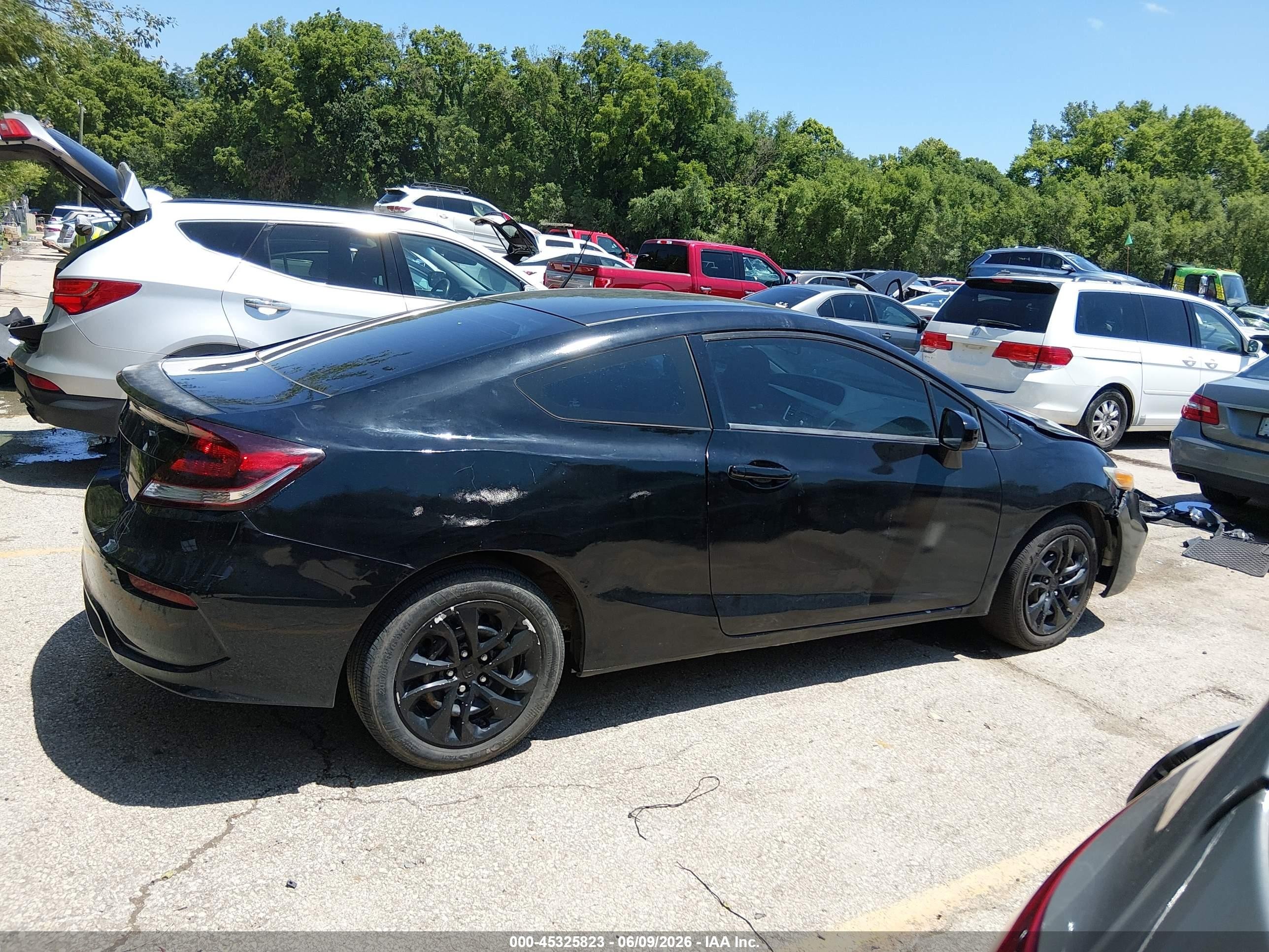 2015 Honda Civic Lx Black vin: 2HGFG3B51FH511027