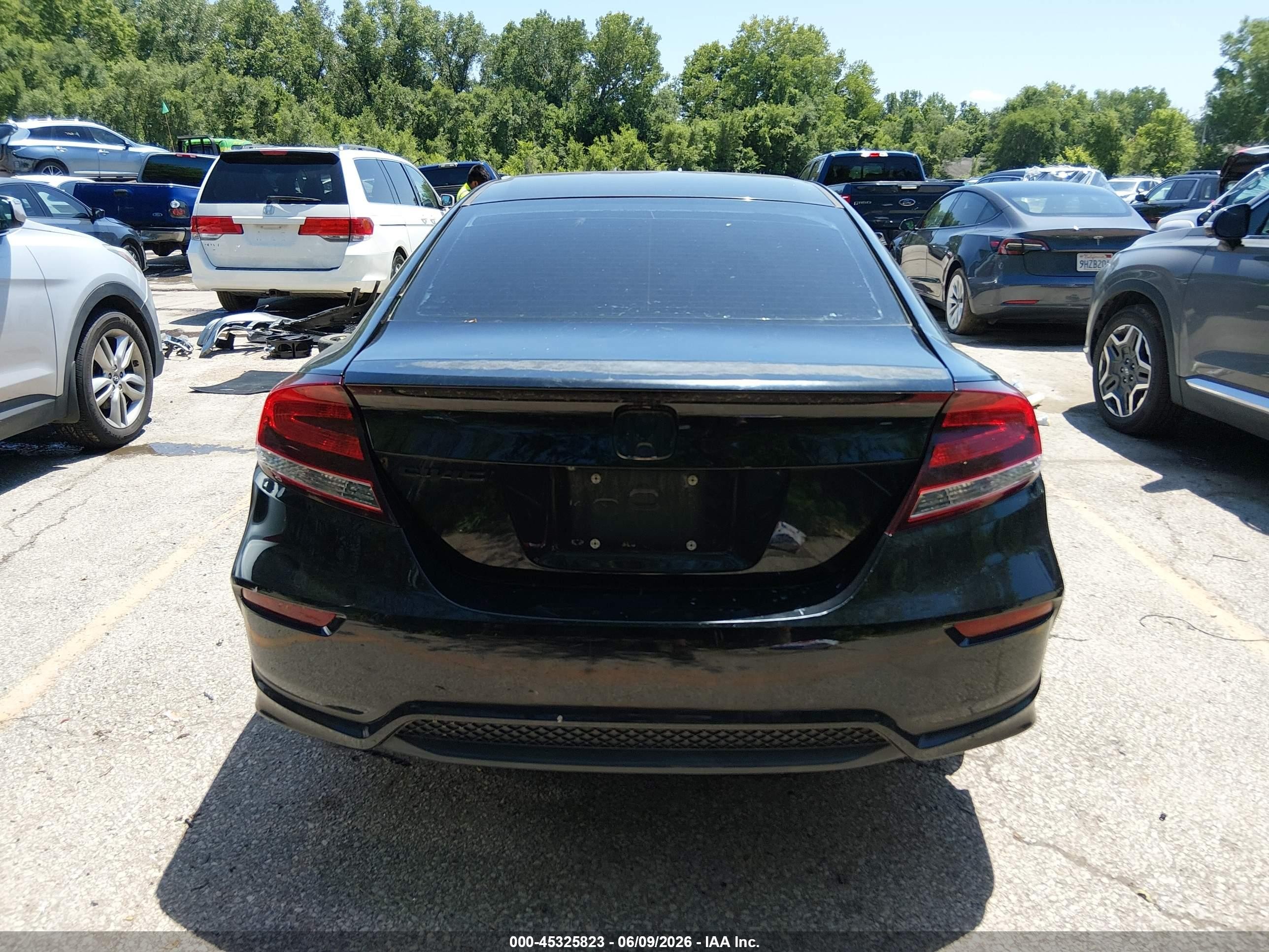 2015 Honda Civic Lx Black vin: 2HGFG3B51FH511027