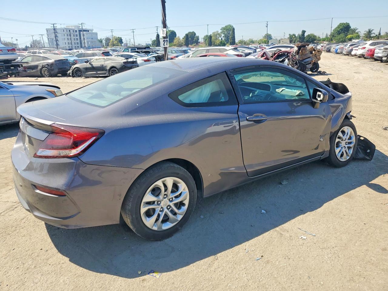 2015 Honda Civic Gray vin: 2HGFG3B51FH516499
