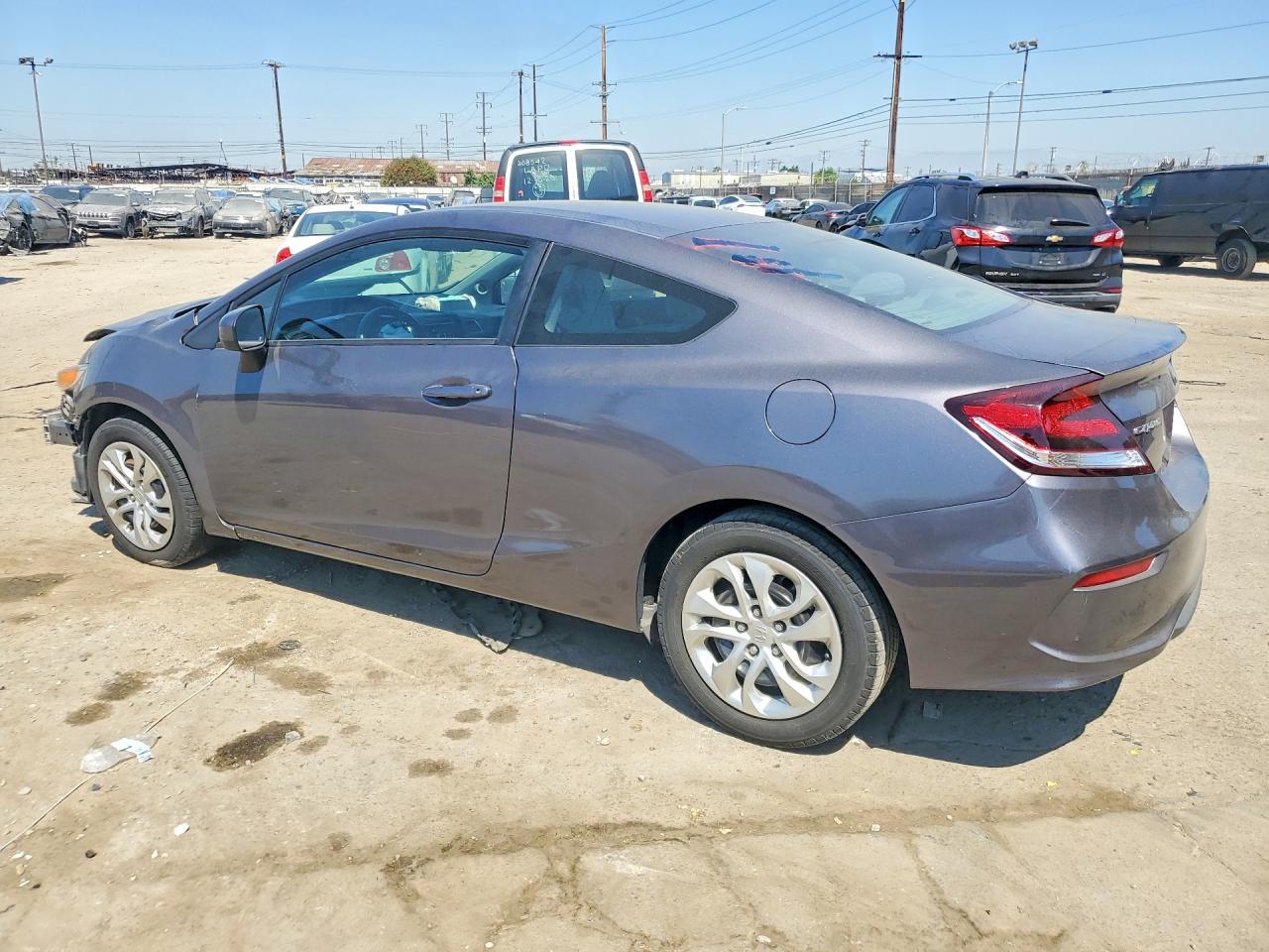 2015 Honda Civic Gray vin: 2HGFG3B51FH516499