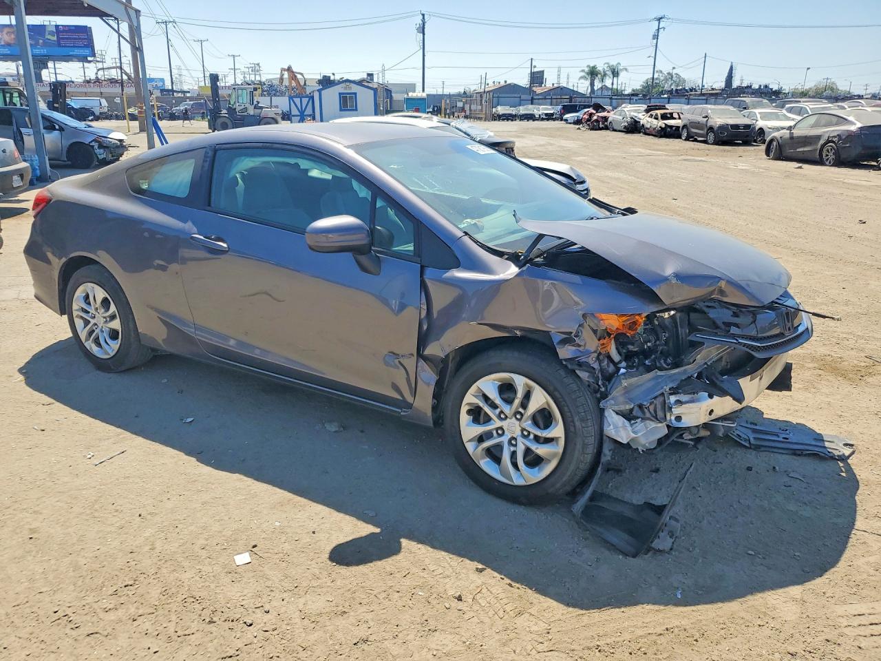 2015 Honda Civic Gray vin: 2HGFG3B51FH516499