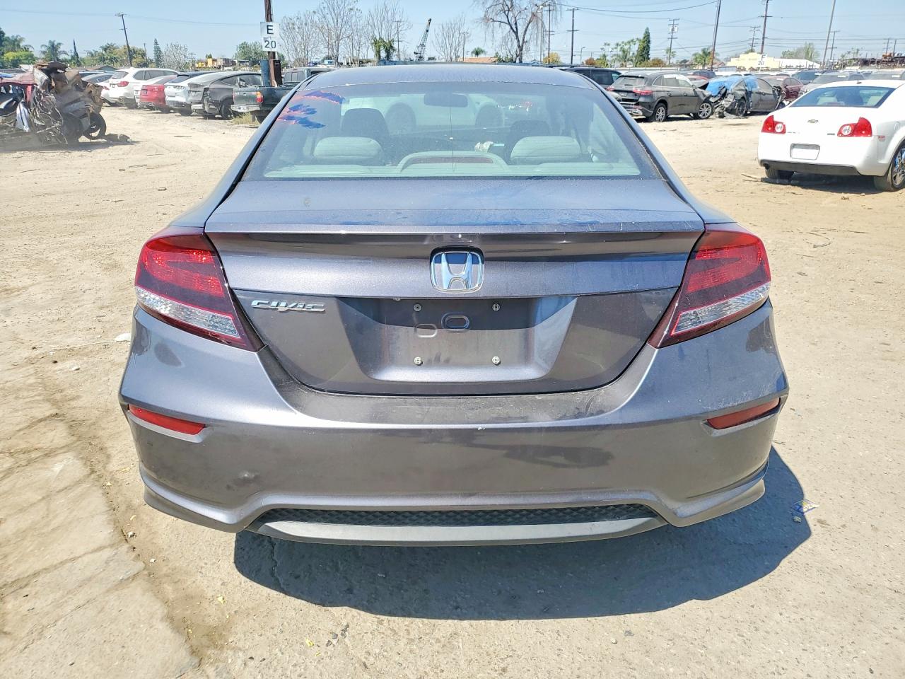 2015 Honda Civic Gray vin: 2HGFG3B51FH516499