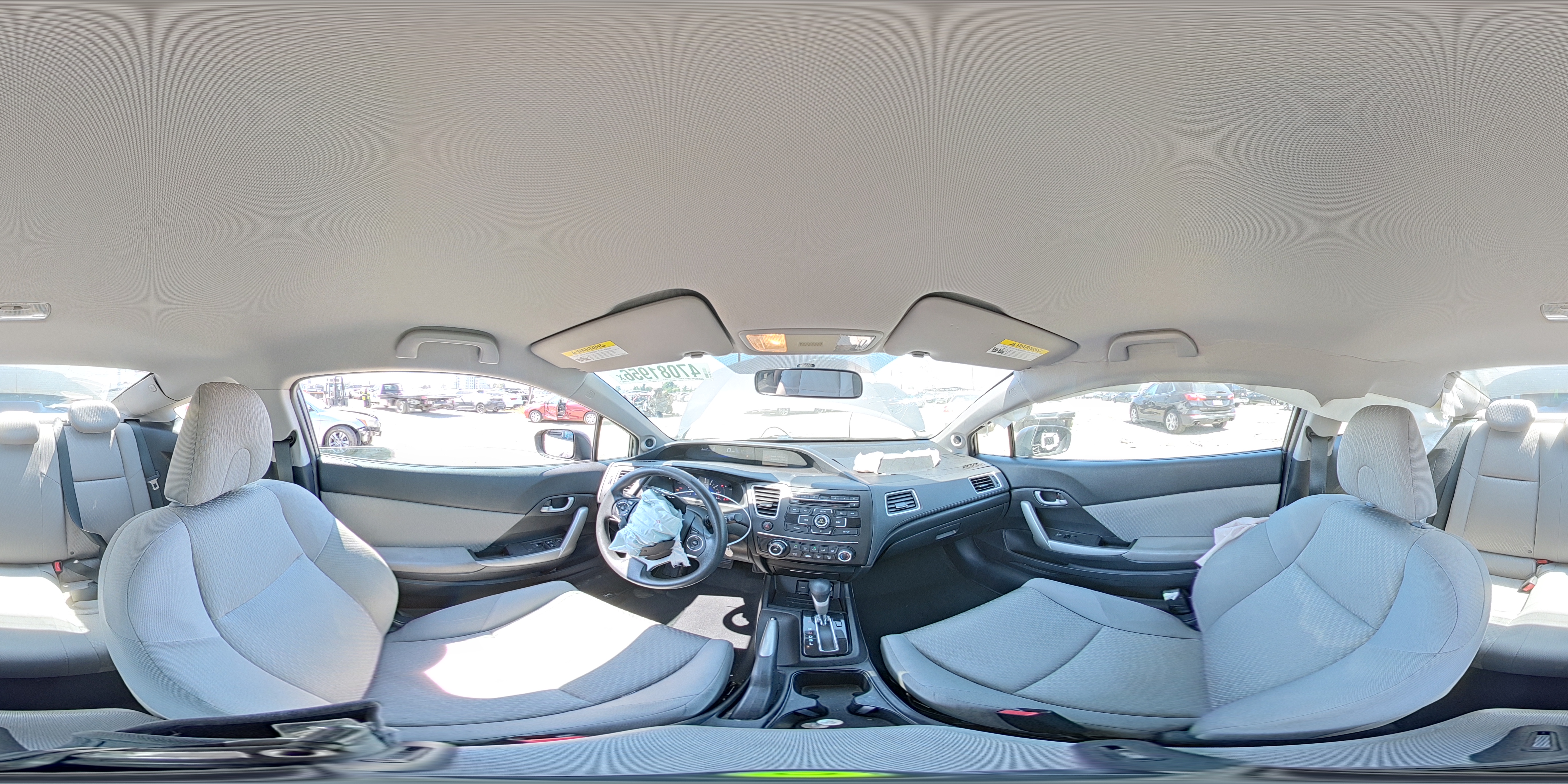 2015 Honda Civic Gray vin: 2HGFG3B51FH516499