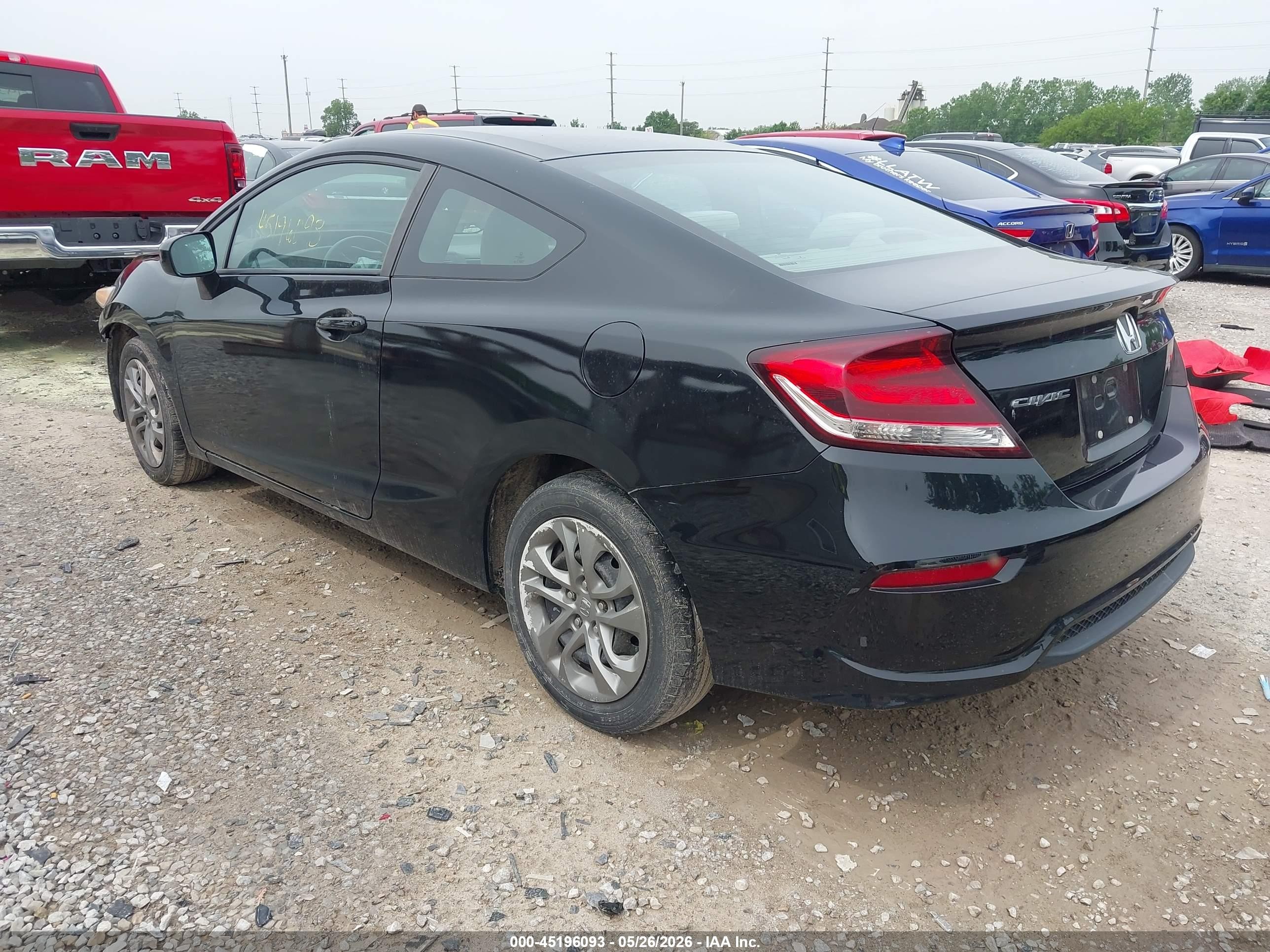 2015 Honda Civic Lx Black vin: 2HGFG3B51FH518799
