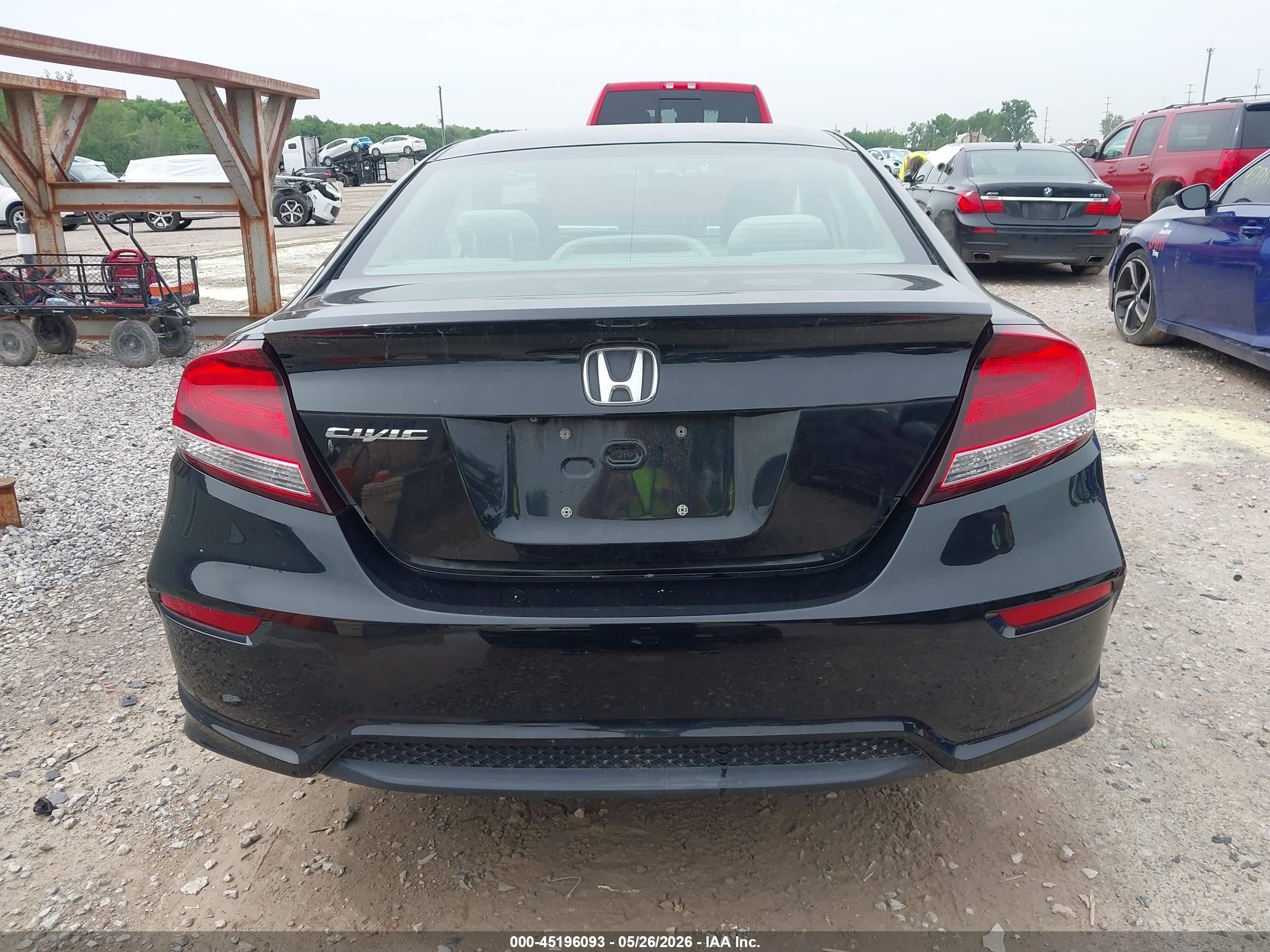 2015 Honda Civic Lx Black vin: 2HGFG3B51FH518799