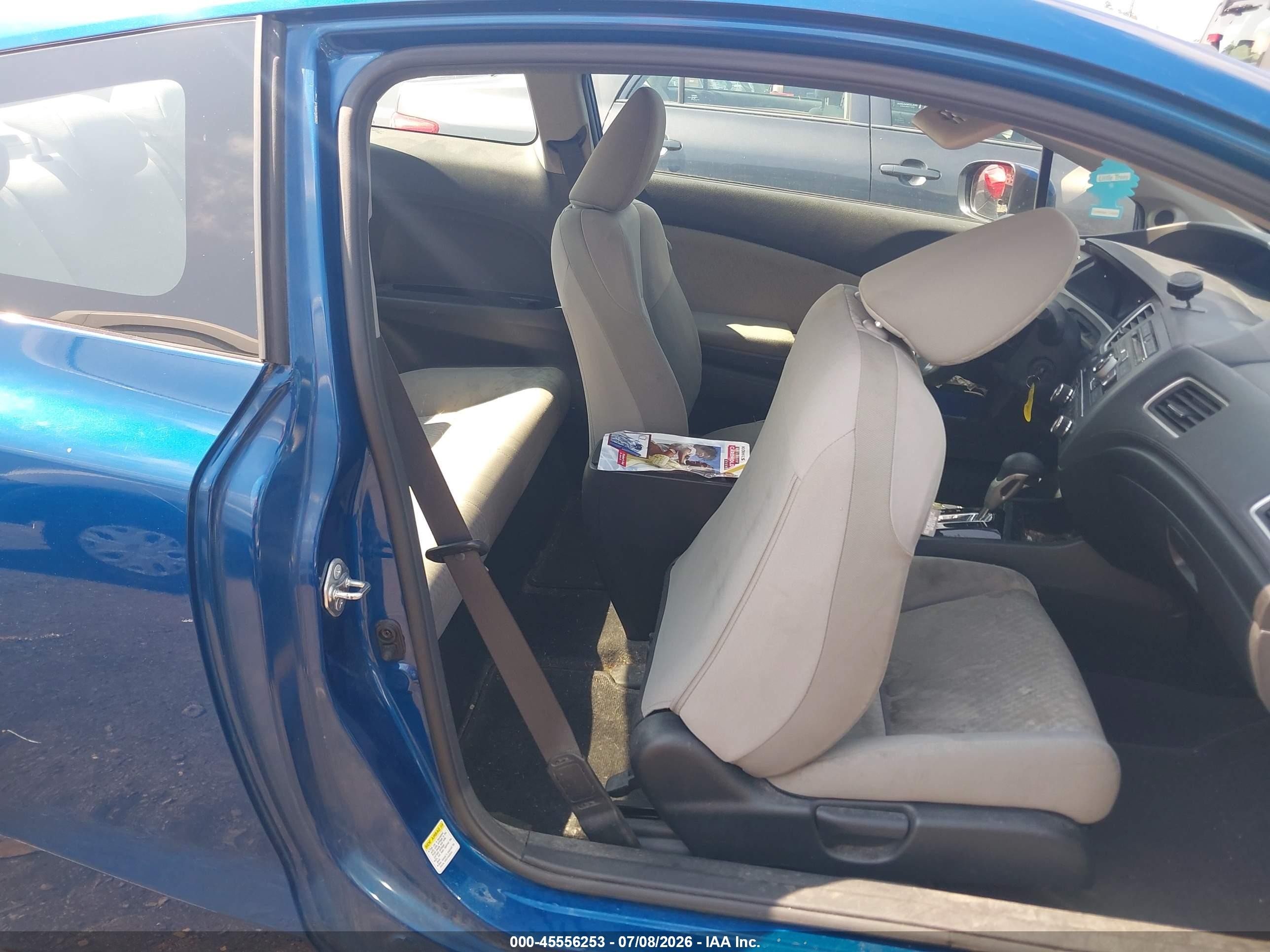 2015 Honda Civic Lx Blue vin: 2HGFG3B51FH525381