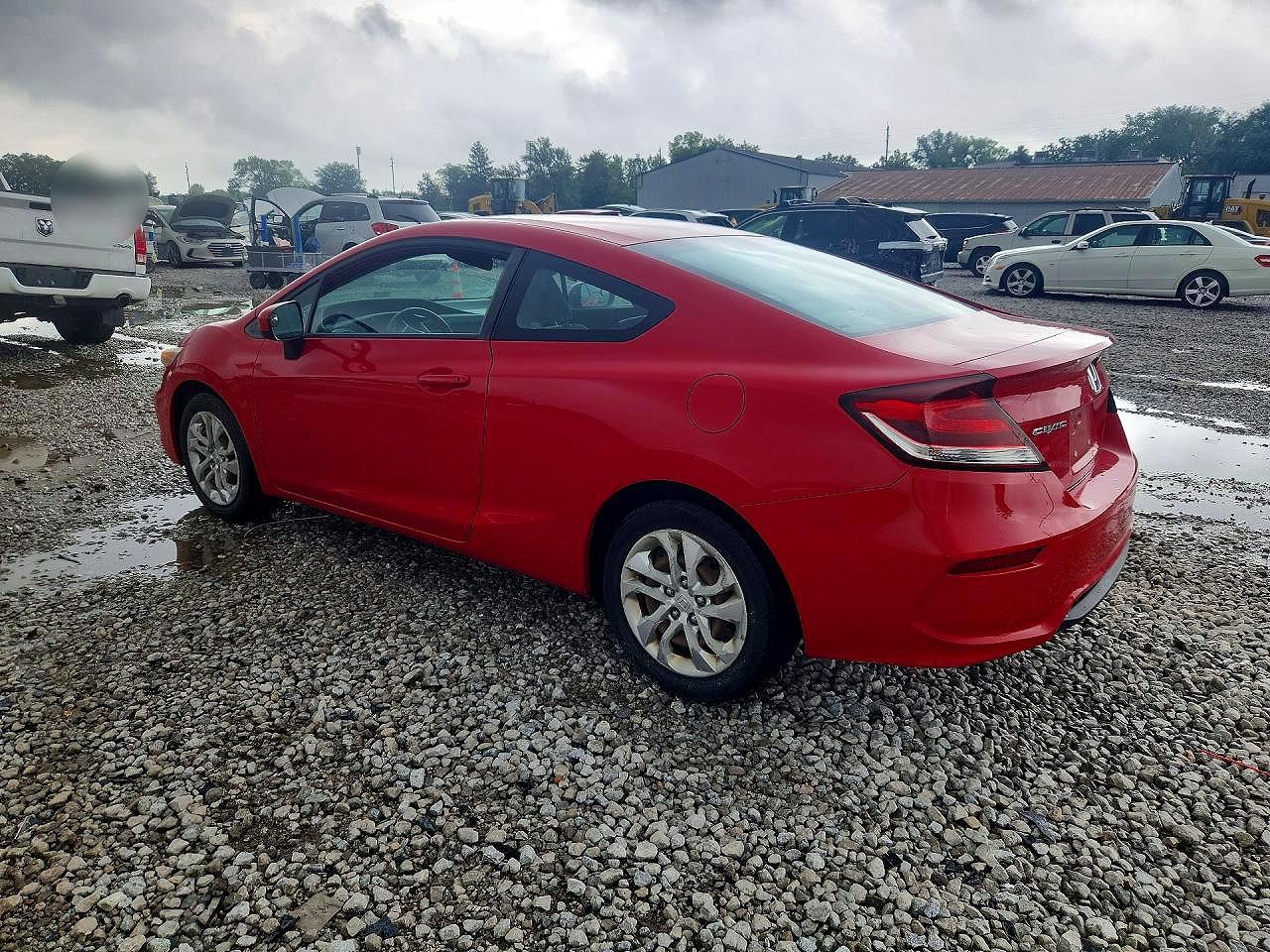 2015 Honda Civic Lx Red vin: 2HGFG3B51FH526899