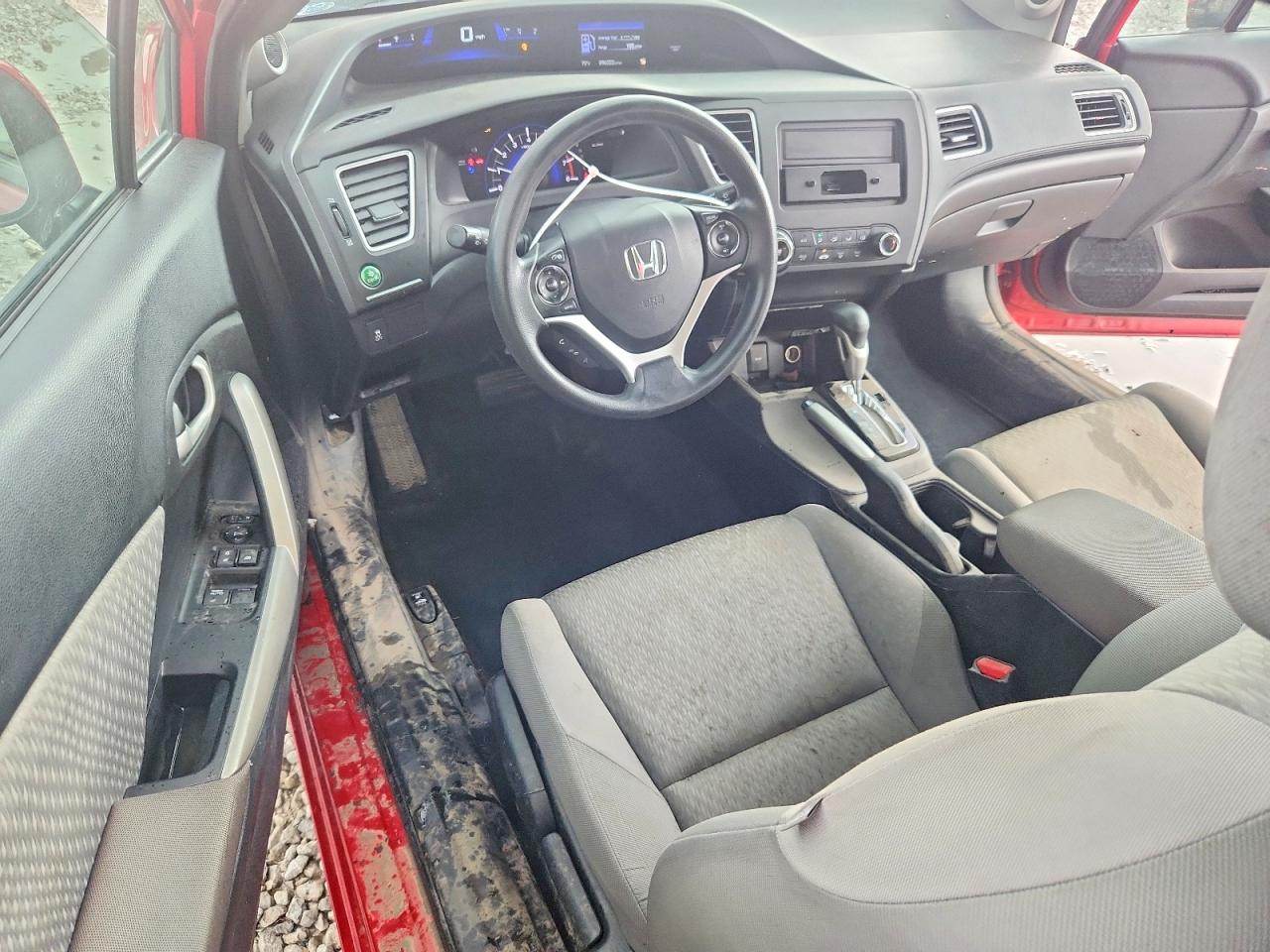 2015 Honda Civic Lx Red vin: 2HGFG3B51FH526899