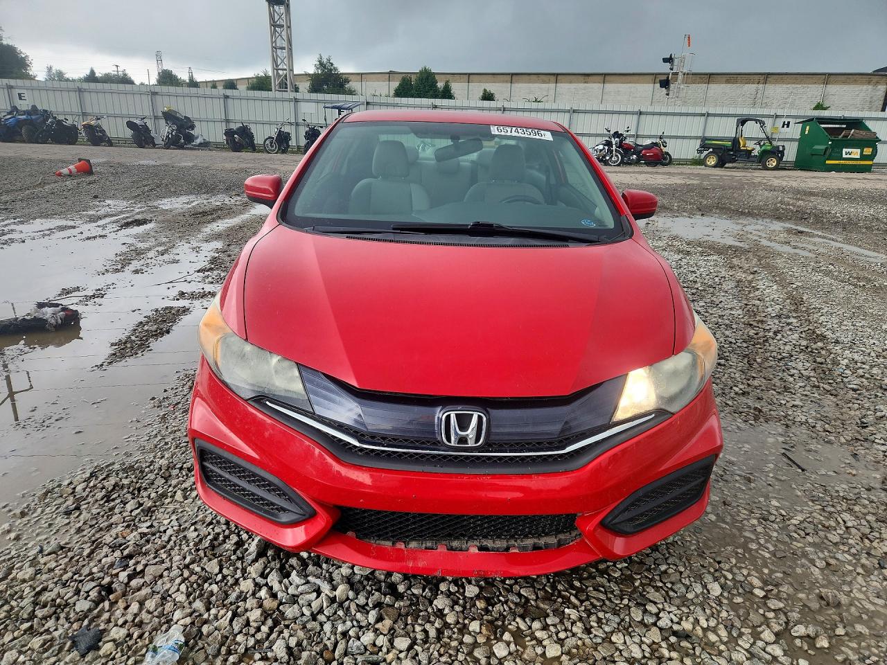 2015 Honda Civic Lx Red vin: 2HGFG3B51FH526899