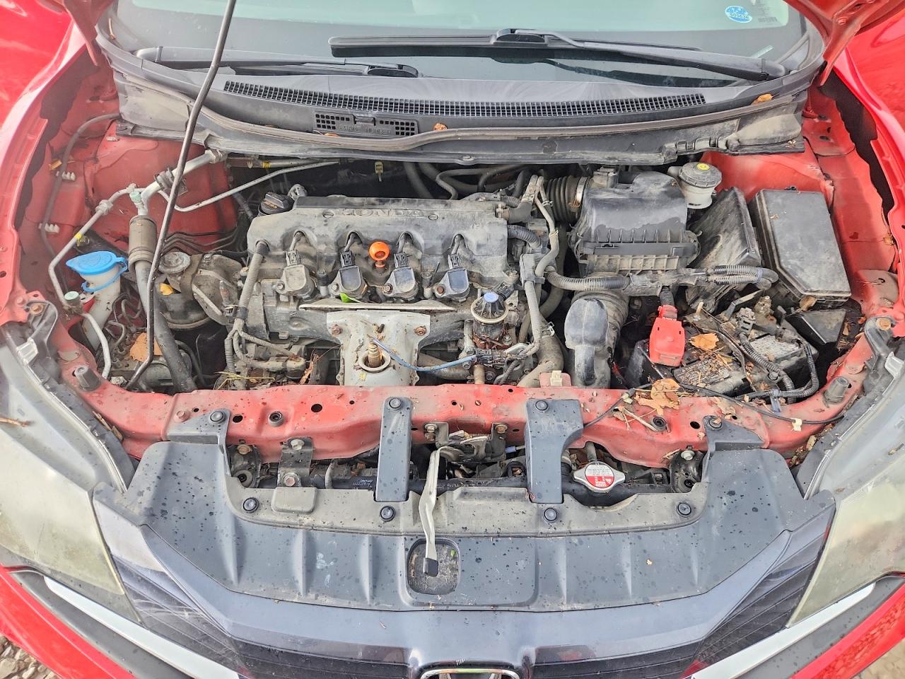 2015 Honda Civic Lx Red vin: 2HGFG3B51FH526899