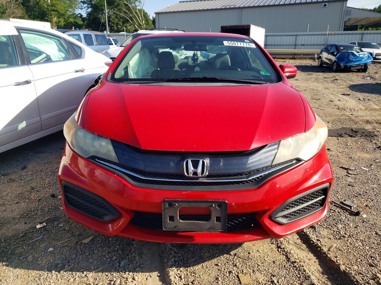 2015 Honda Civic Lx Red vin: 2HGFG3B51FH531830
