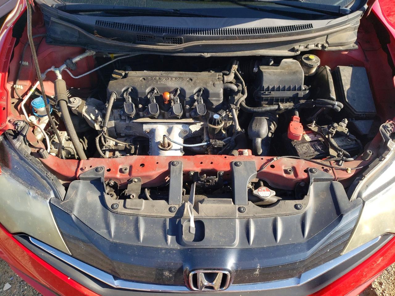 2015 Honda Civic Lx Red vin: 2HGFG3B51FH531830