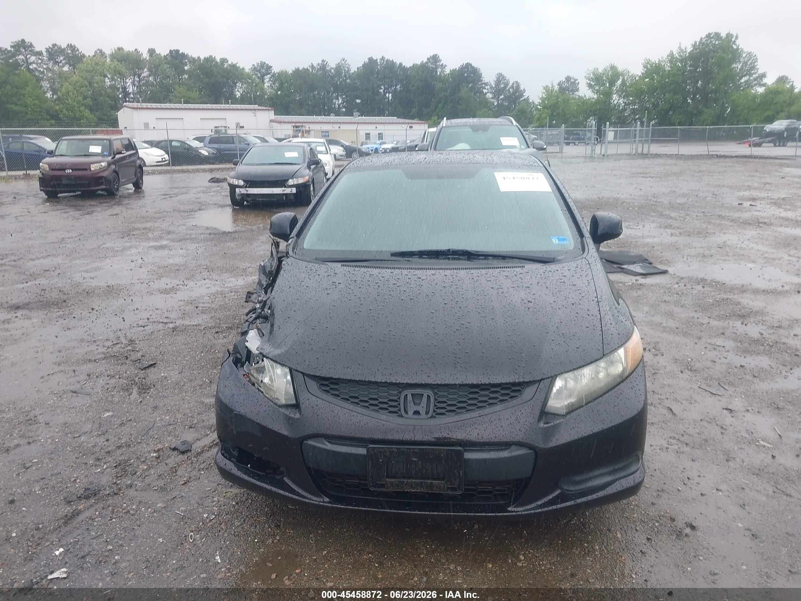 2012 Honda Civic Lx Черный vin: 2HGFG3B52CH525014